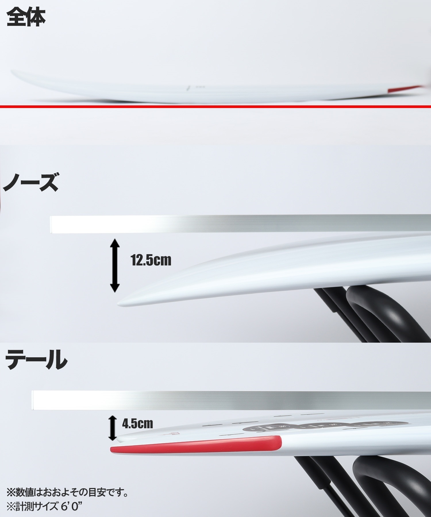 THUNDERBOLT サンダーボルト HIBT RED ショートボード ミッドレングス