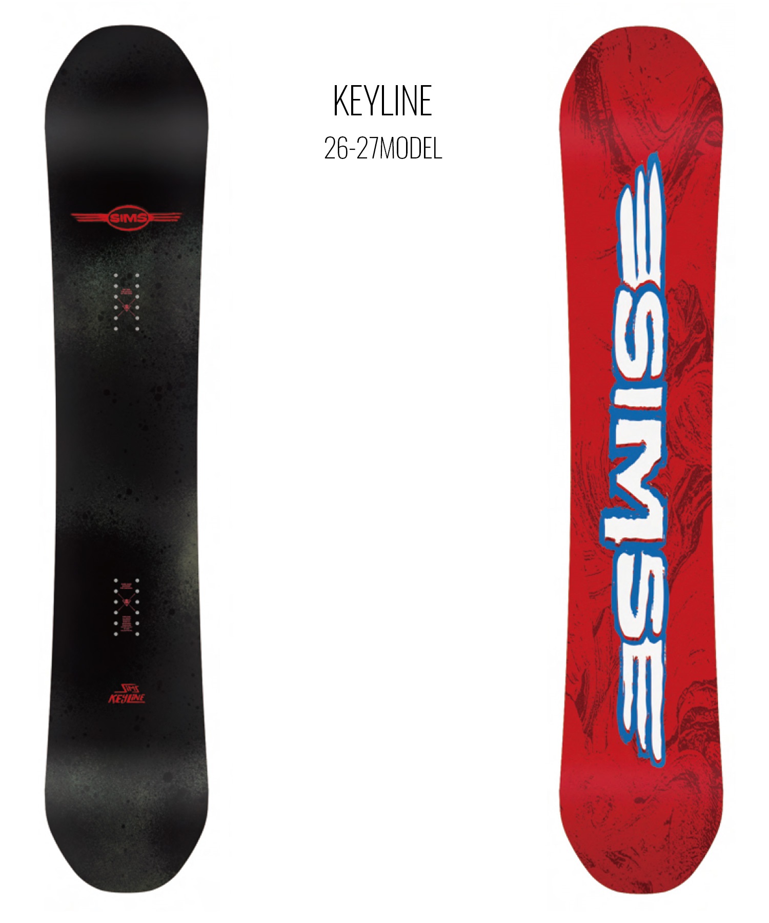 SIMS シムス キーライン KEYLINE スノーボード 板 フリースタイル