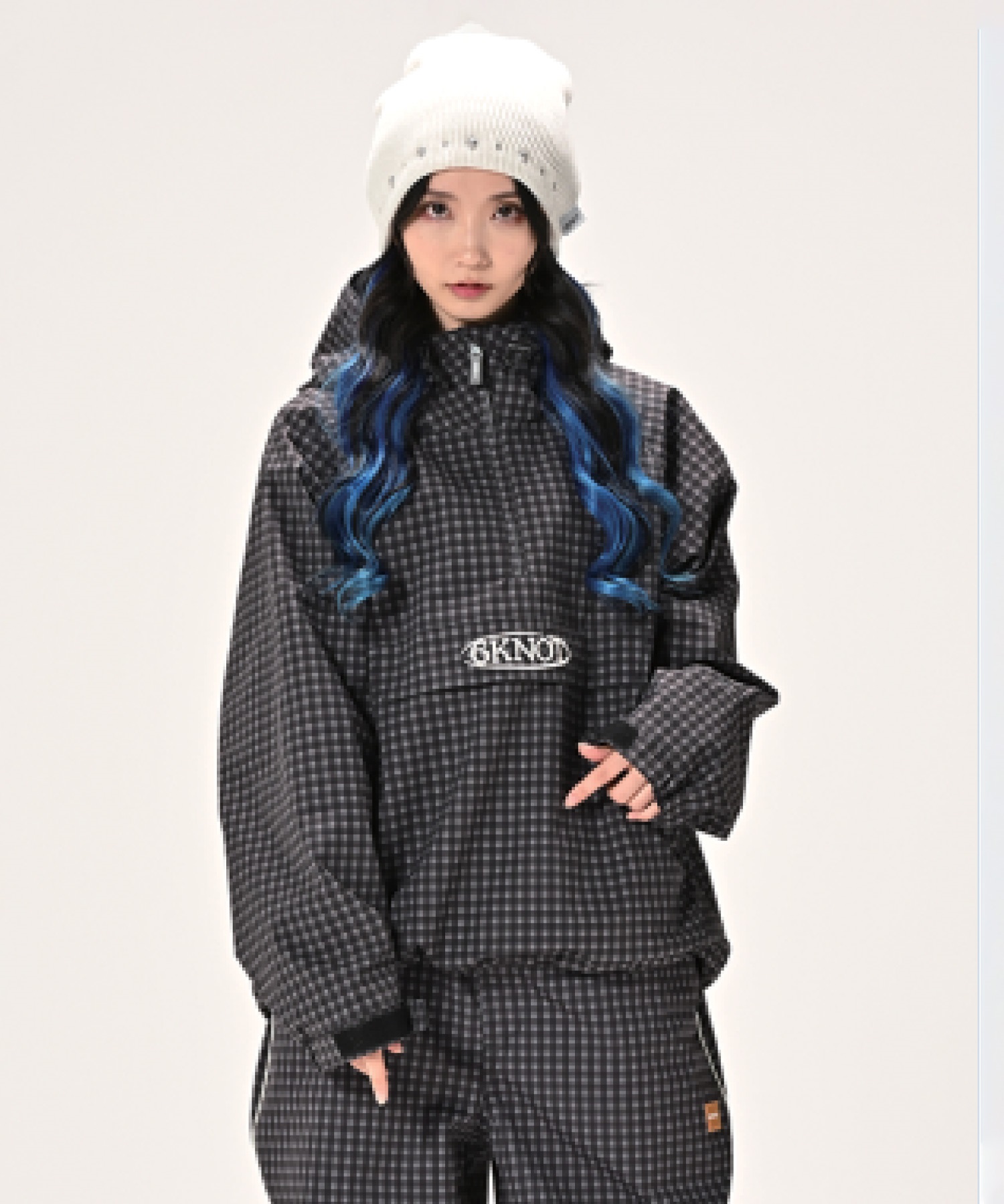 Mertra アノラック チェック 6KNOT シックスノット チェックアノラック CHECK ANORAK スノーボード