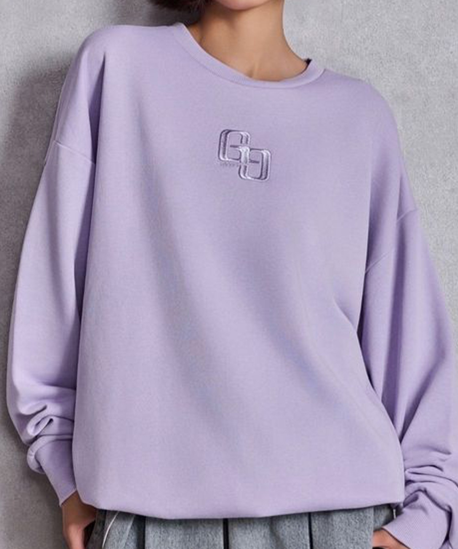 GYDA ジェイダ トレーナー レディース オーバーサイズ GG BACK bijou