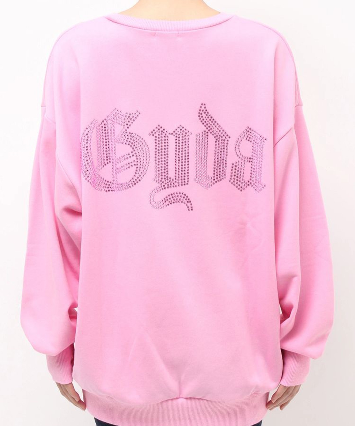 GYDA ジェイダ トレーナー レディース オーバーサイズ GG BACK bijou