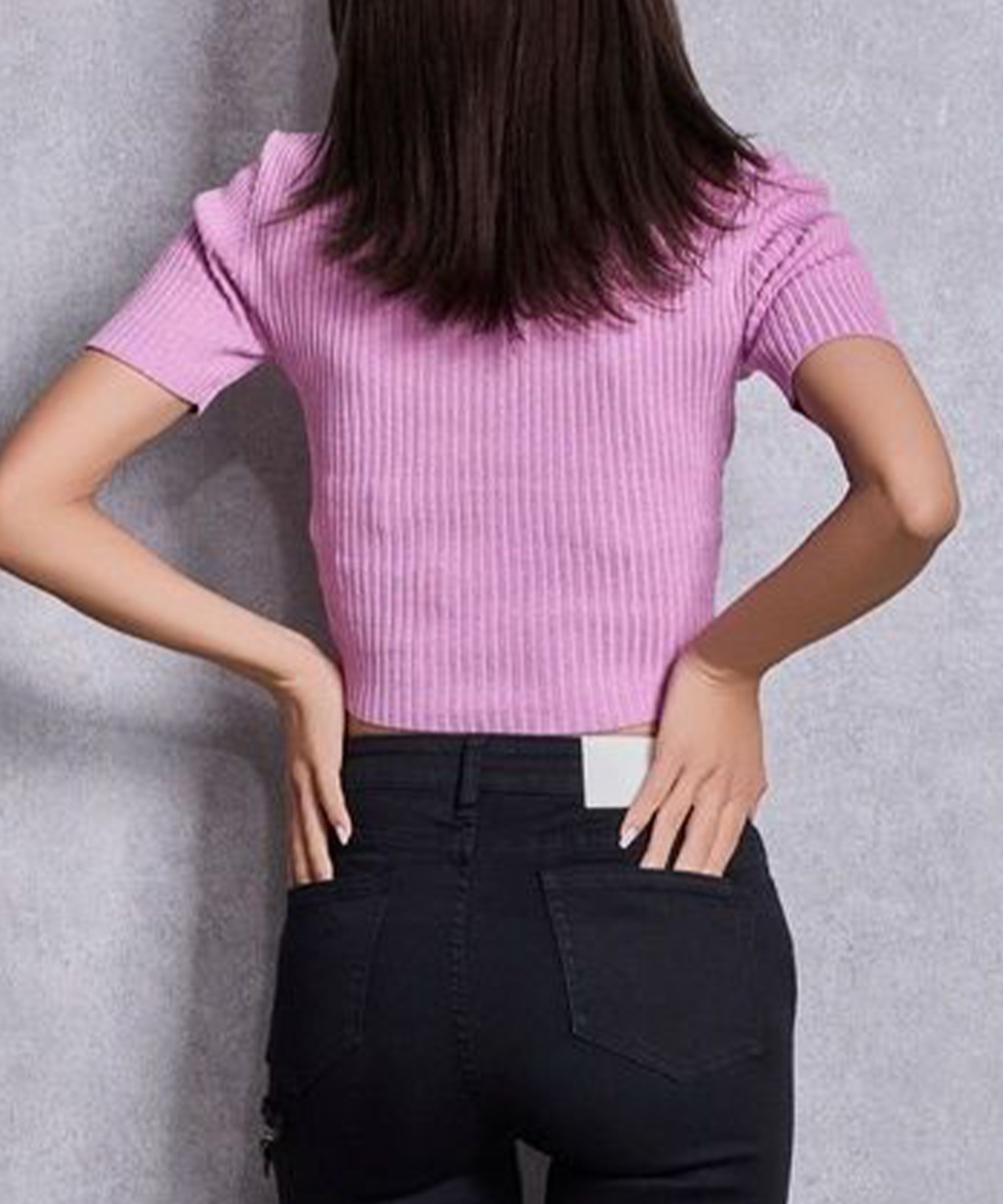 GYDA ジェイダ 半袖 Tシャツ レディース クロップド丈 ショート丈 GG bijou MOLDラメニットトップス 72622631901(ORG-FREE)