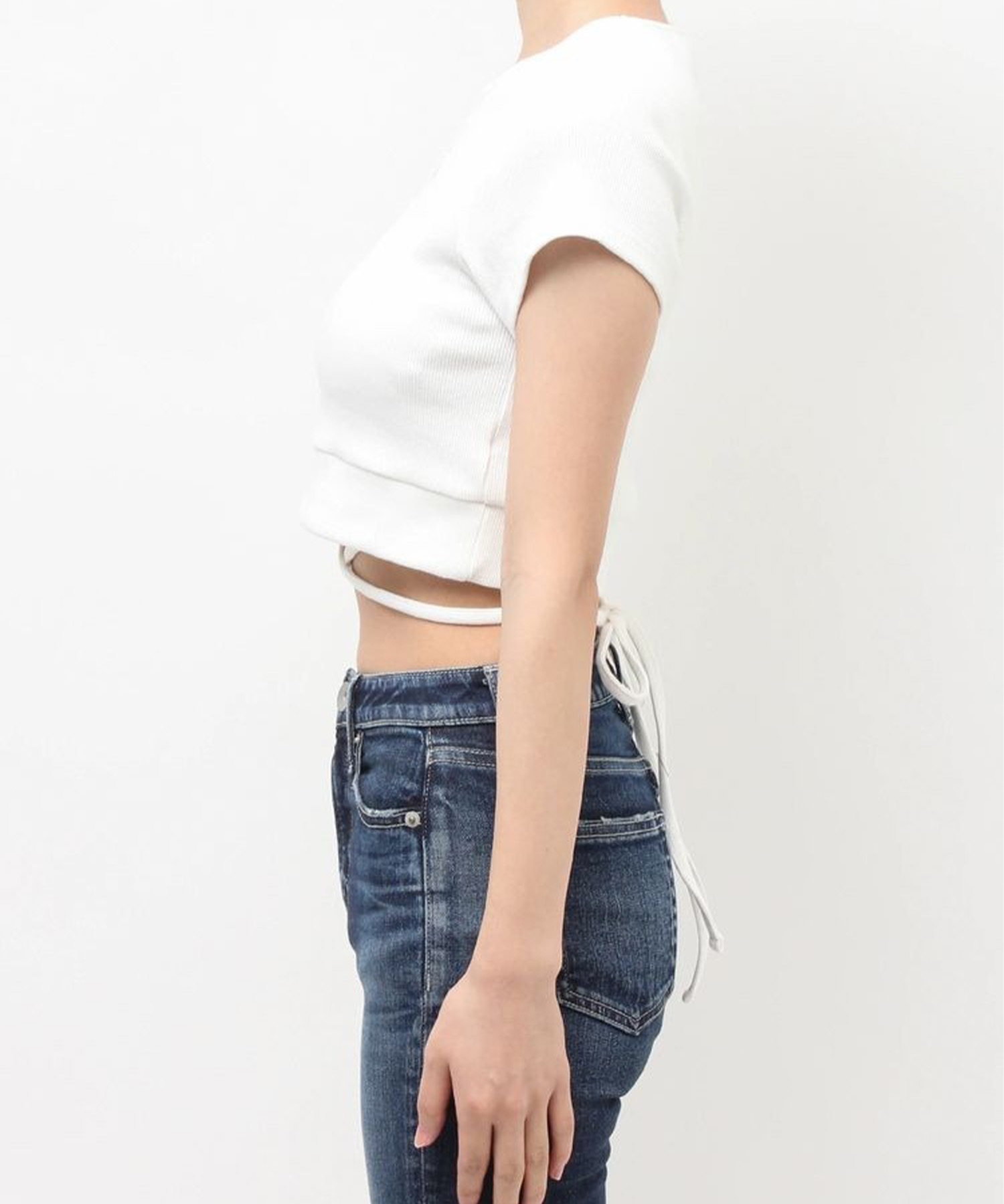 GYDA ジェイダ 半袖 Tシャツ レディース クロップド丈 ショート丈 2WAY 