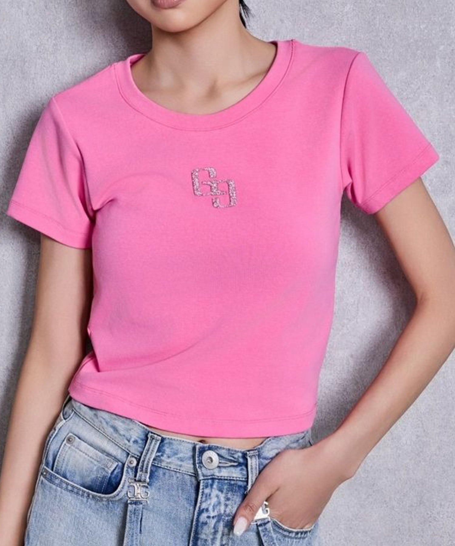 GYDA ジェイダ 半袖 Tシャツ レディース クロップド丈 ショート丈