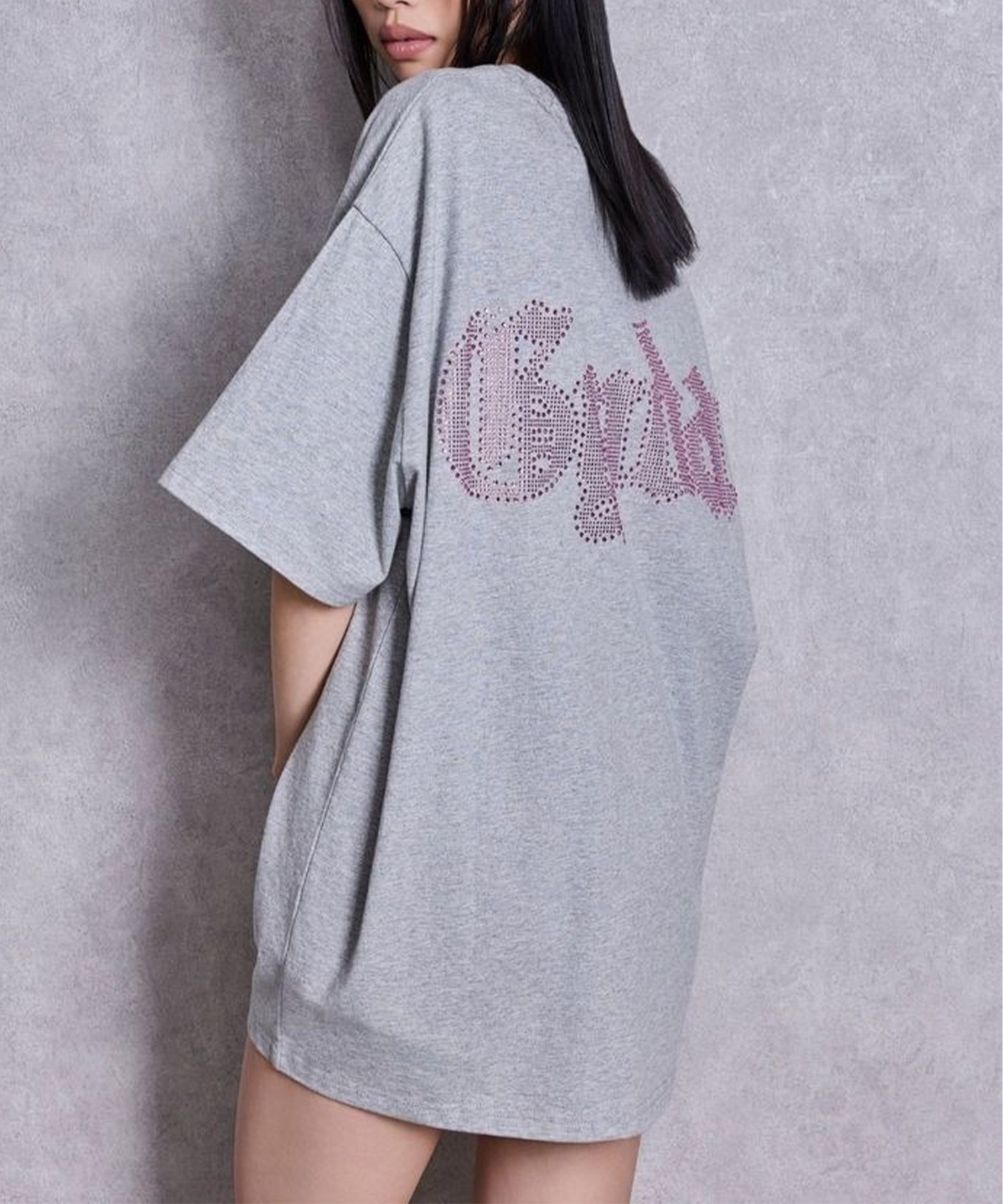 gyda❣️限定Tシャツ&バッグ GYDA ジェイダ 半袖 Tシャツ レディース オーバーサイズ GD BACK GYDA