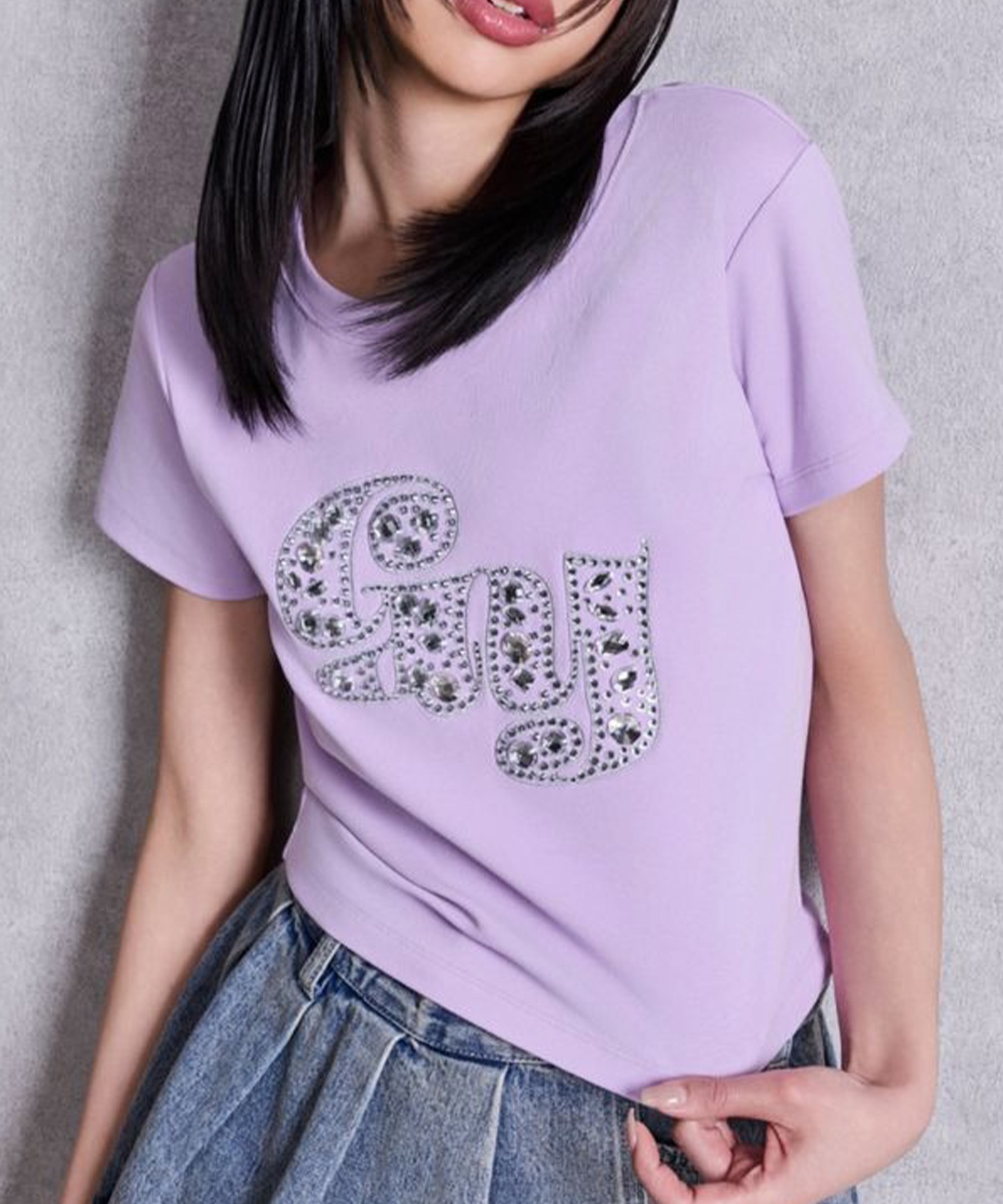 GYDA ジェイダ 半袖 Tシャツ レディース クロップド丈 ショート丈 gy