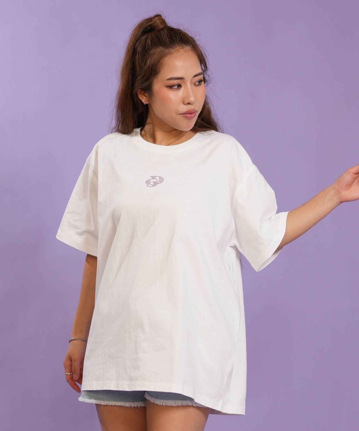 GYDA ジェイダ 半袖 Tシャツ レディース オーバーサイズ GD BACK GYDA
