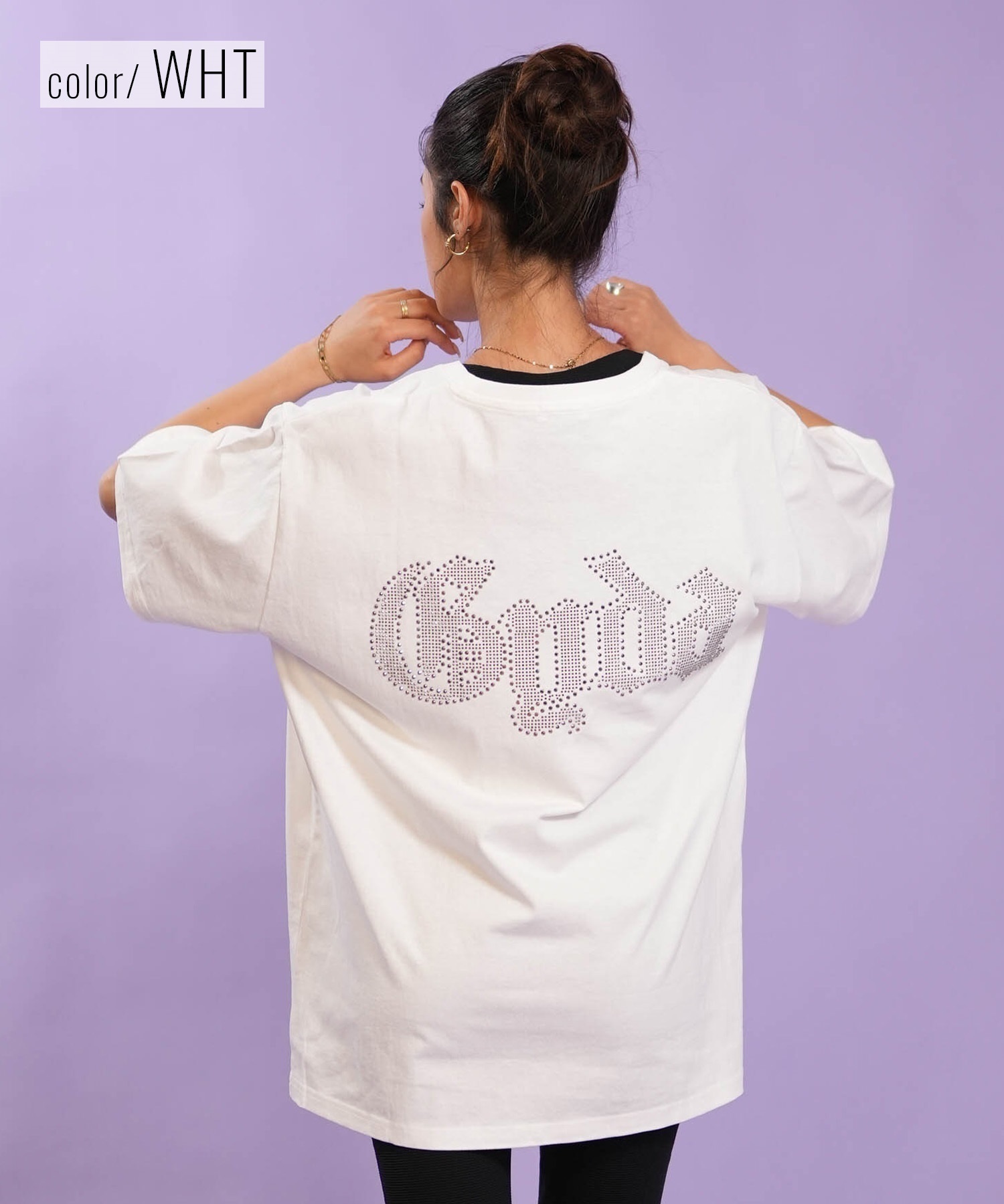 GYDA ジェイダ 半袖 Tシャツ レディース オーバーサイズ GD BACK GYDA