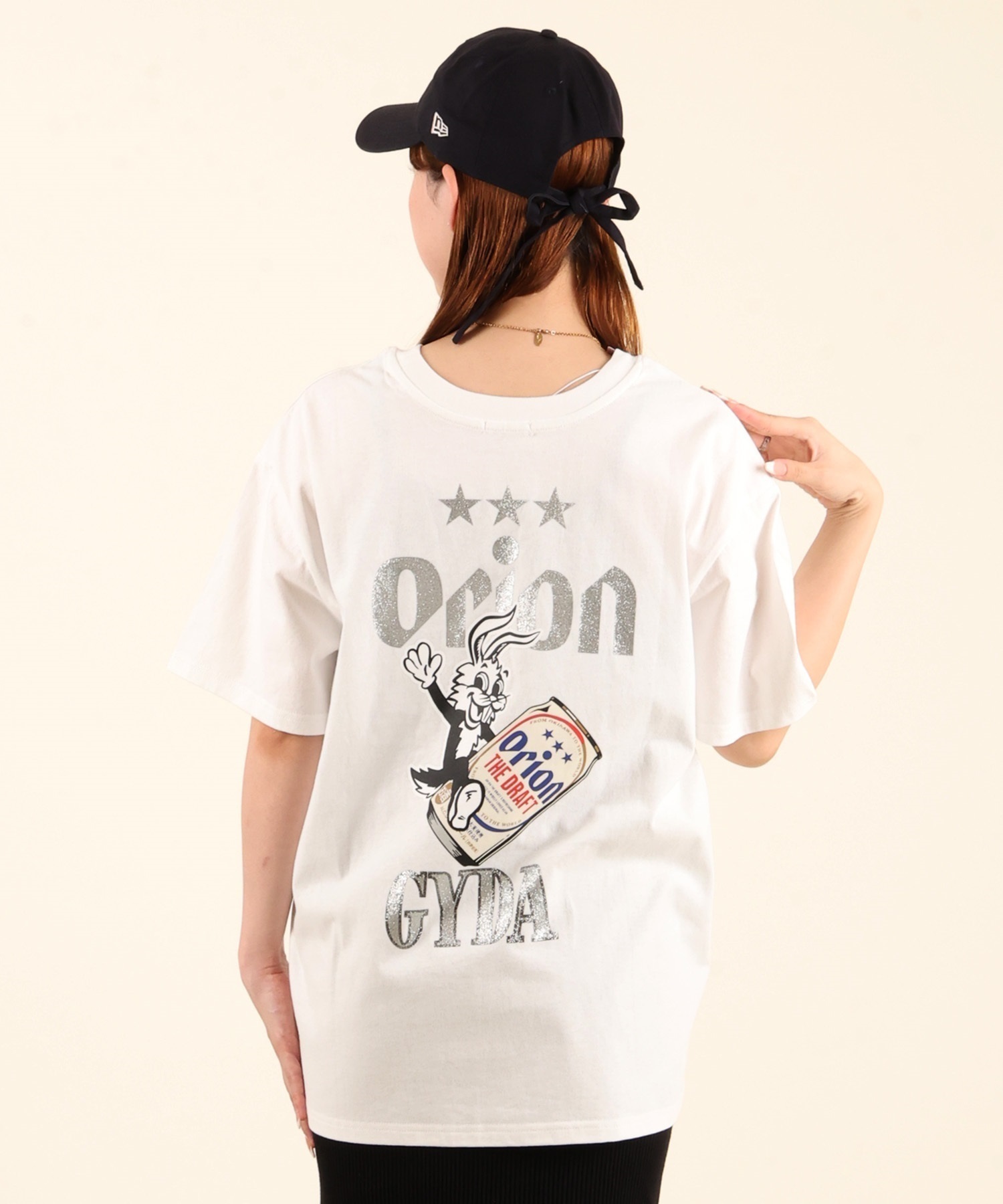 GYDA ジェイダ × ORION オリオン 半袖 Tシャツ レディース バック