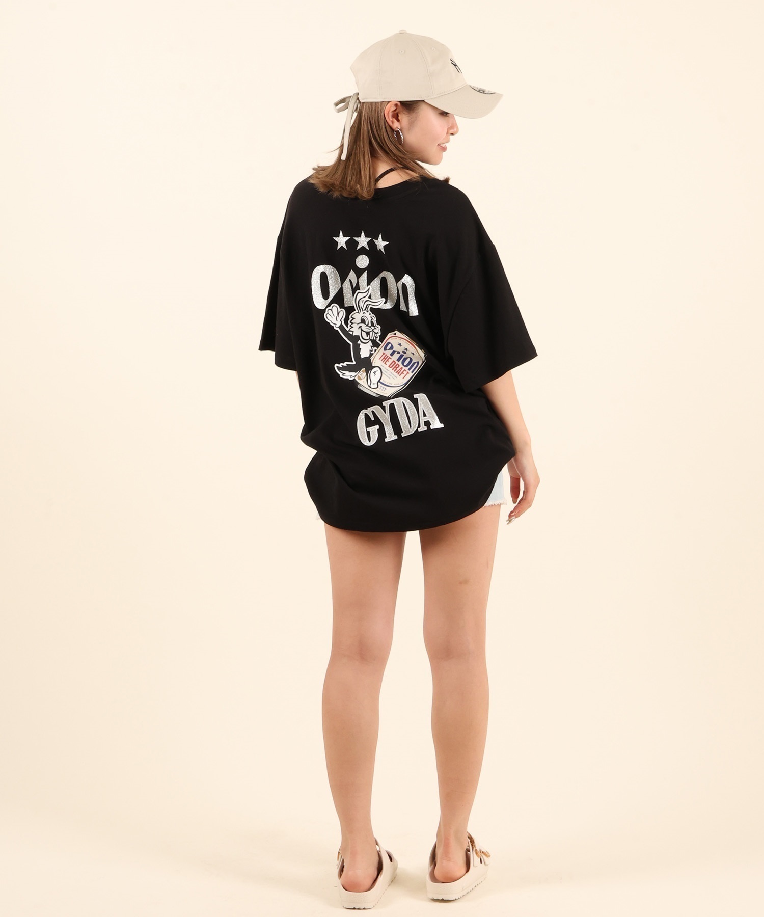 GYDA ジェイダ × ORION オリオン 半袖 Tシャツ レディース バック