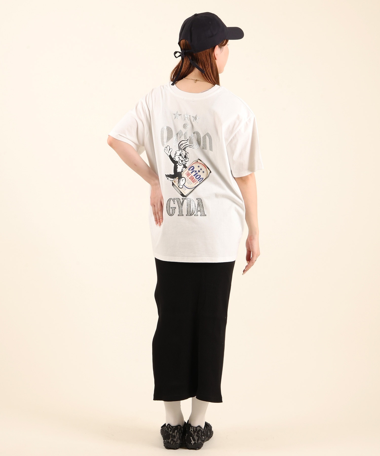 GYDA ジェイダ × ORION オリオン 半袖 Tシャツ レディース バック 