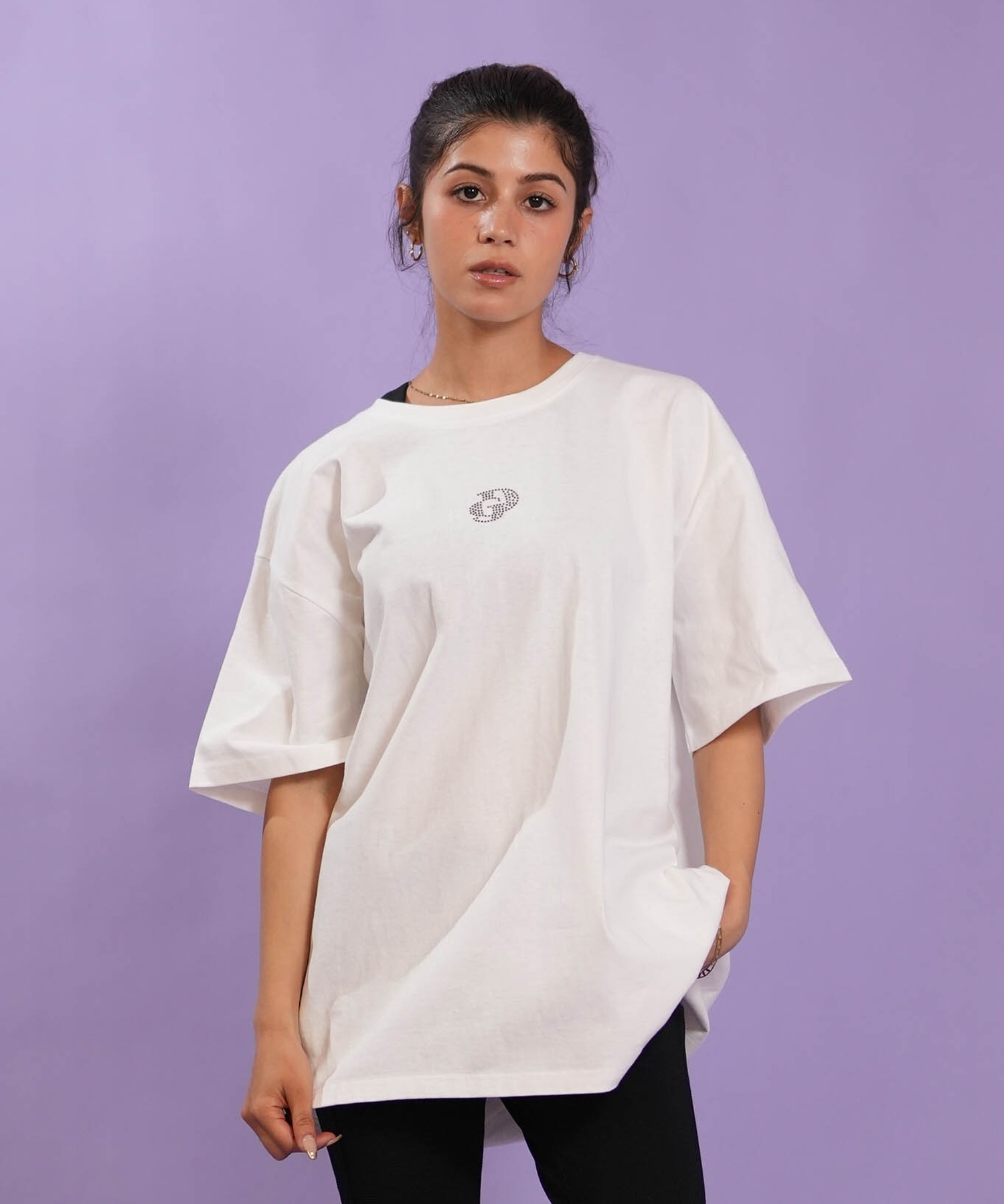 SHANK SHARK Tシャツ 白×紫文字 XLサイズ ワイドボディ SHANK SHARK Tシャツ 白×紫文字 XLサイズ ワイドボディ SHANK SHARK T