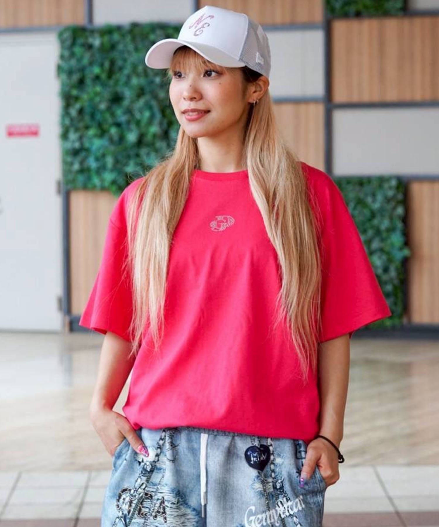 GYDA ジェイダ 半袖 Tシャツ レディース オーバーサイズ GD BACK GYDA 
