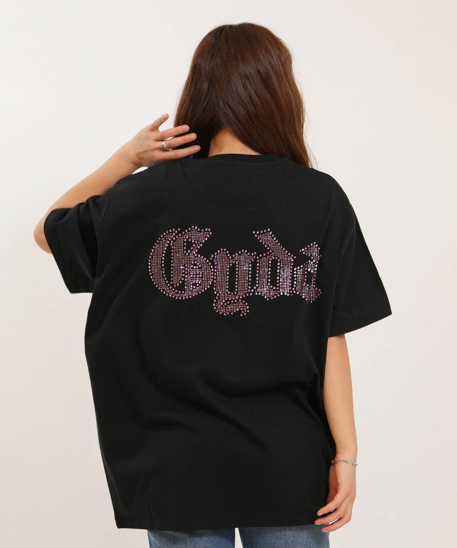 GYDA ジェイダ 半袖 Tシャツ レディース オーバーサイズ GD BACK GYDA