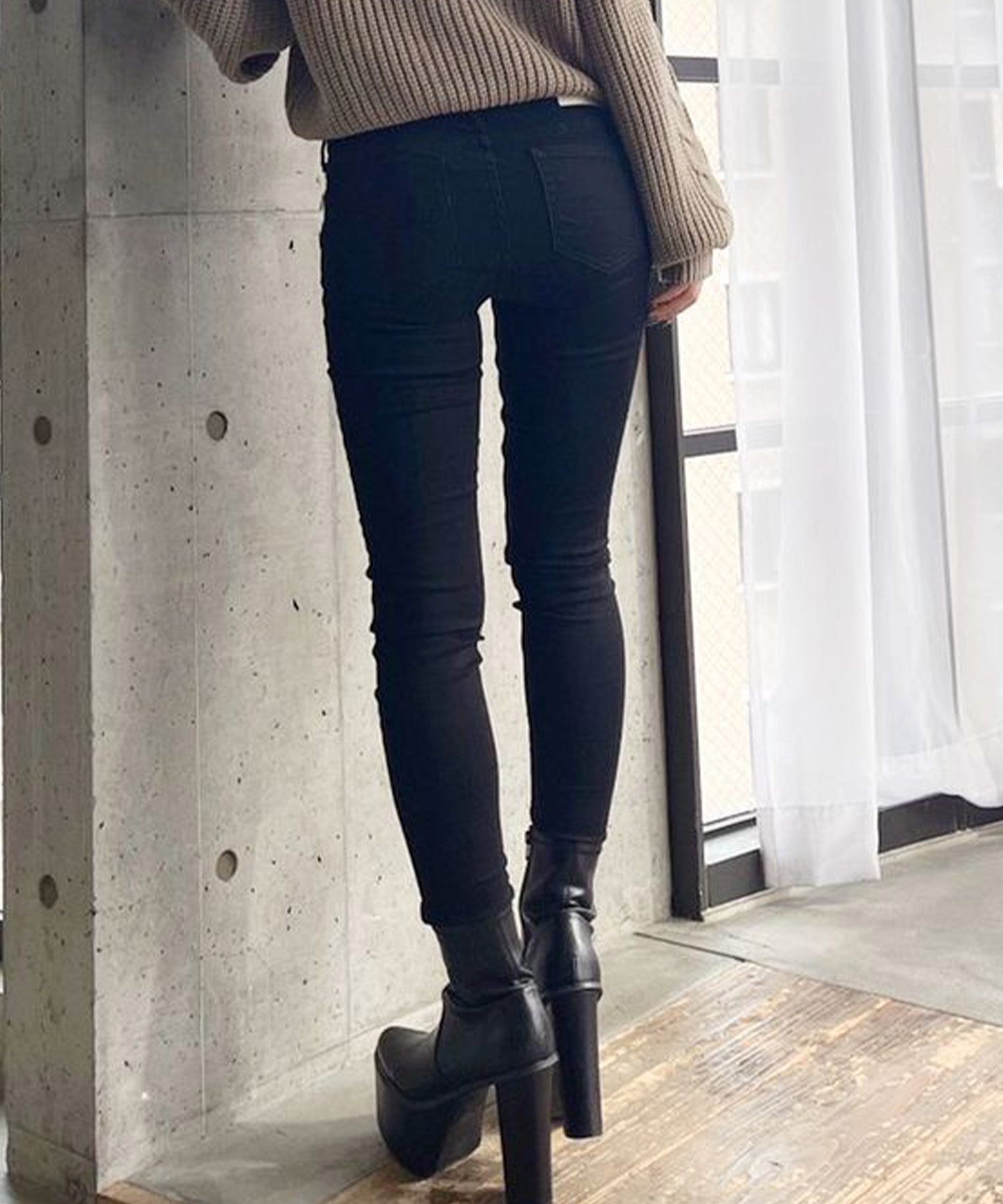 GYDA ジェイダ ロングパンツ レディース デニム パンツ Gパン ウエスト