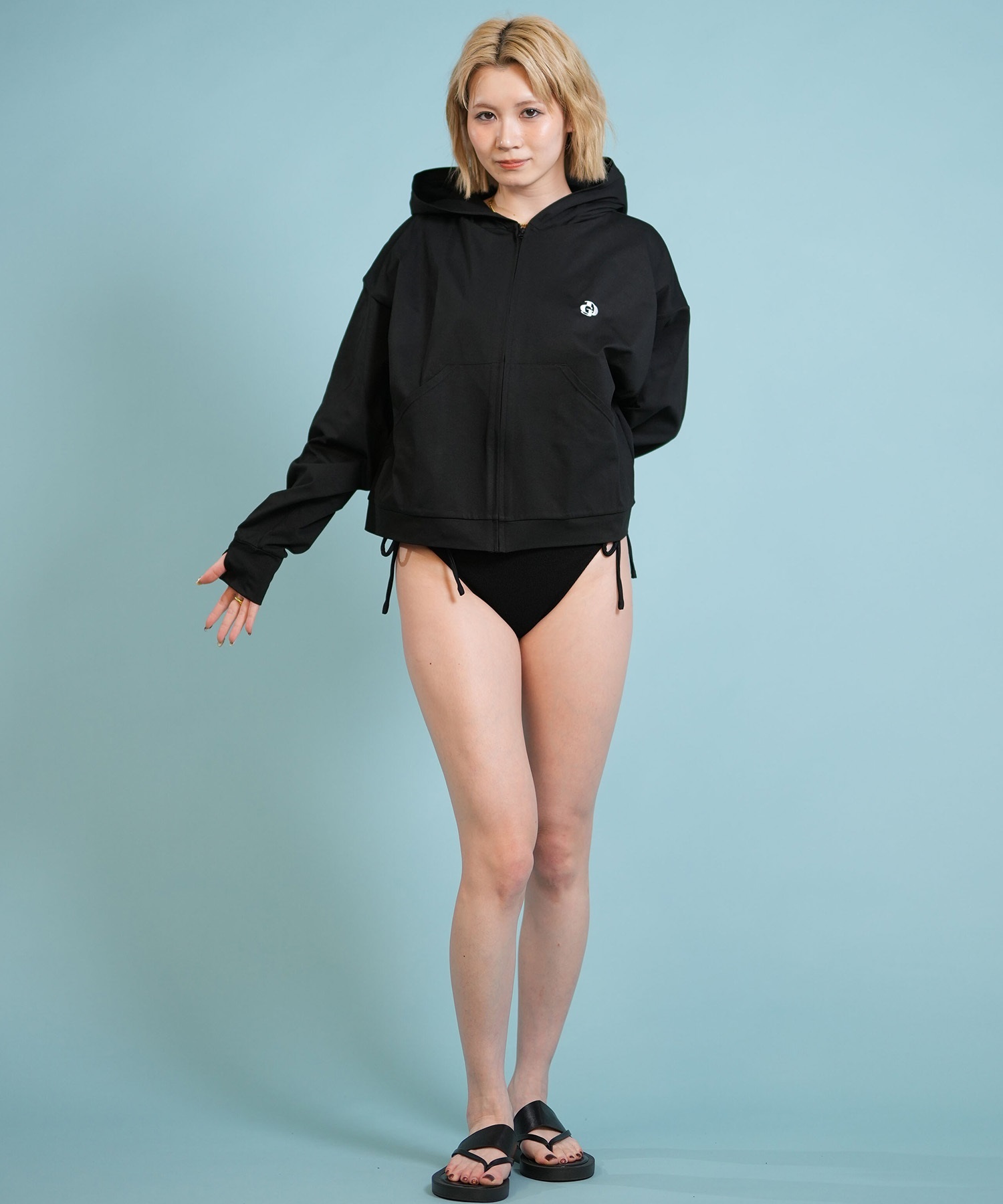 GYDA ジェイダ 水着 ラッシュガード ジップアップ パーカー レディース