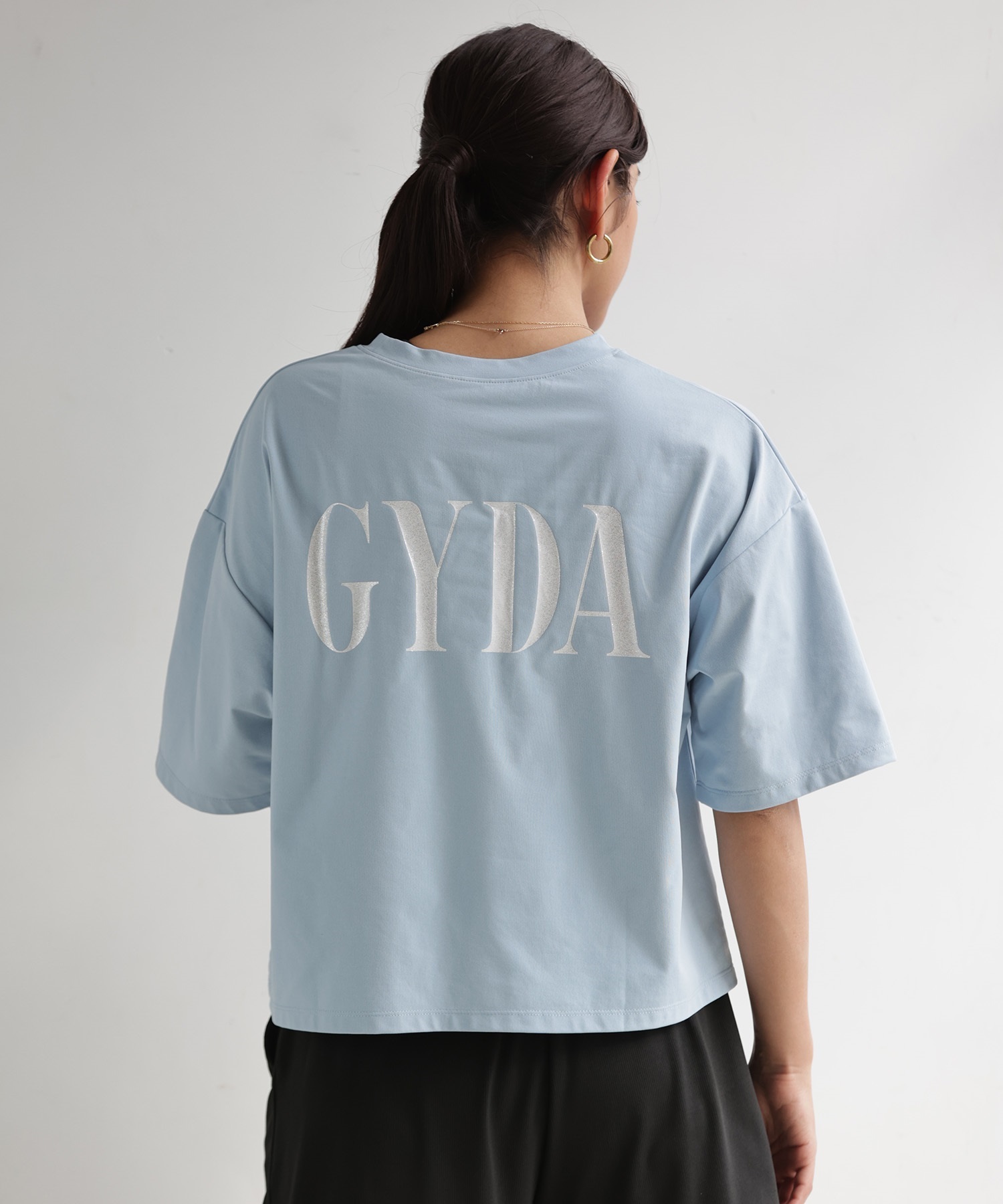 GYDA ジェイダ 水着 ラッシュガード 半袖 Tシャツ レディース ロゴ