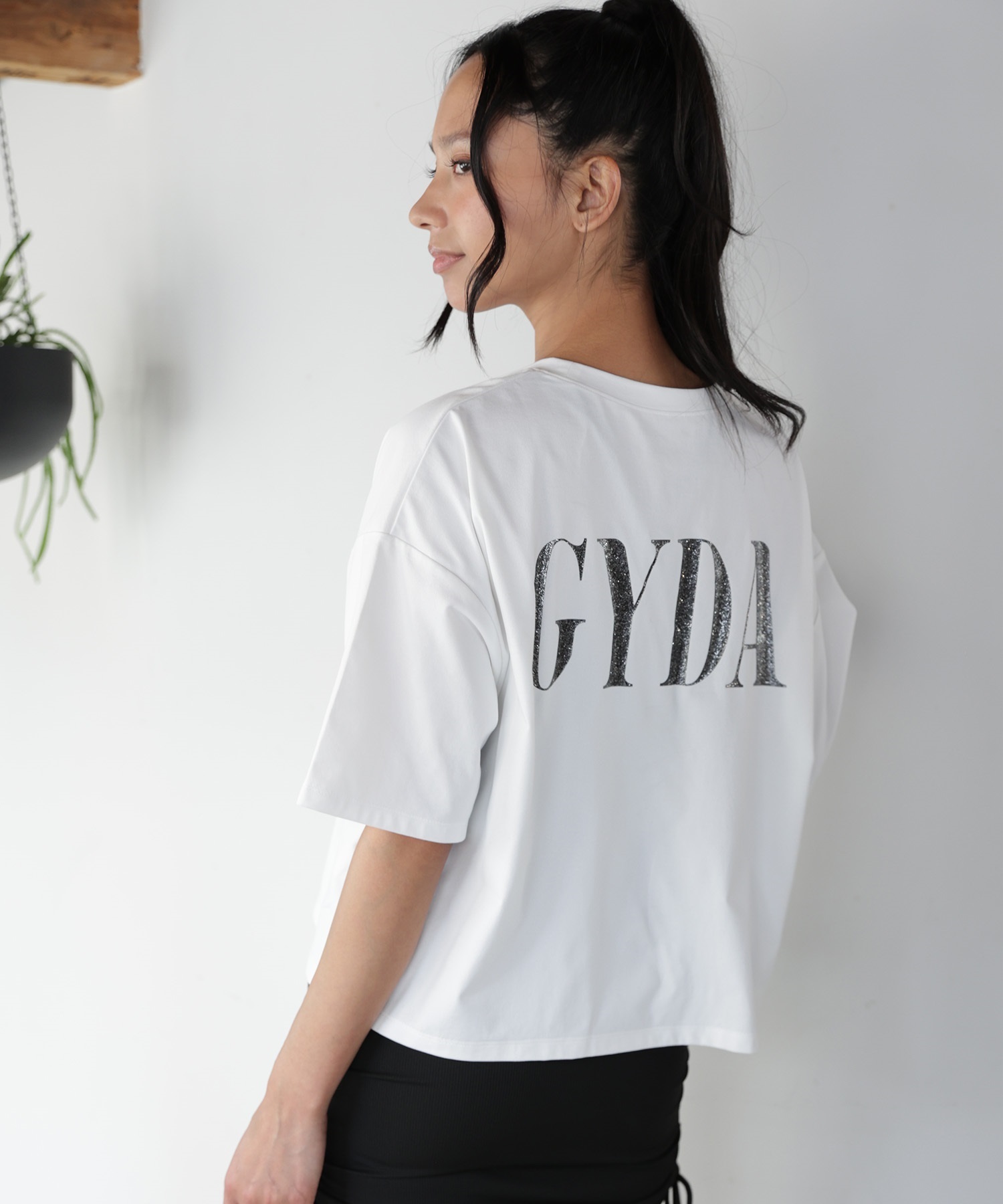 GYDA ジェイダ 水着 ラッシュガード 半袖 Tシャツ レディース ロゴ