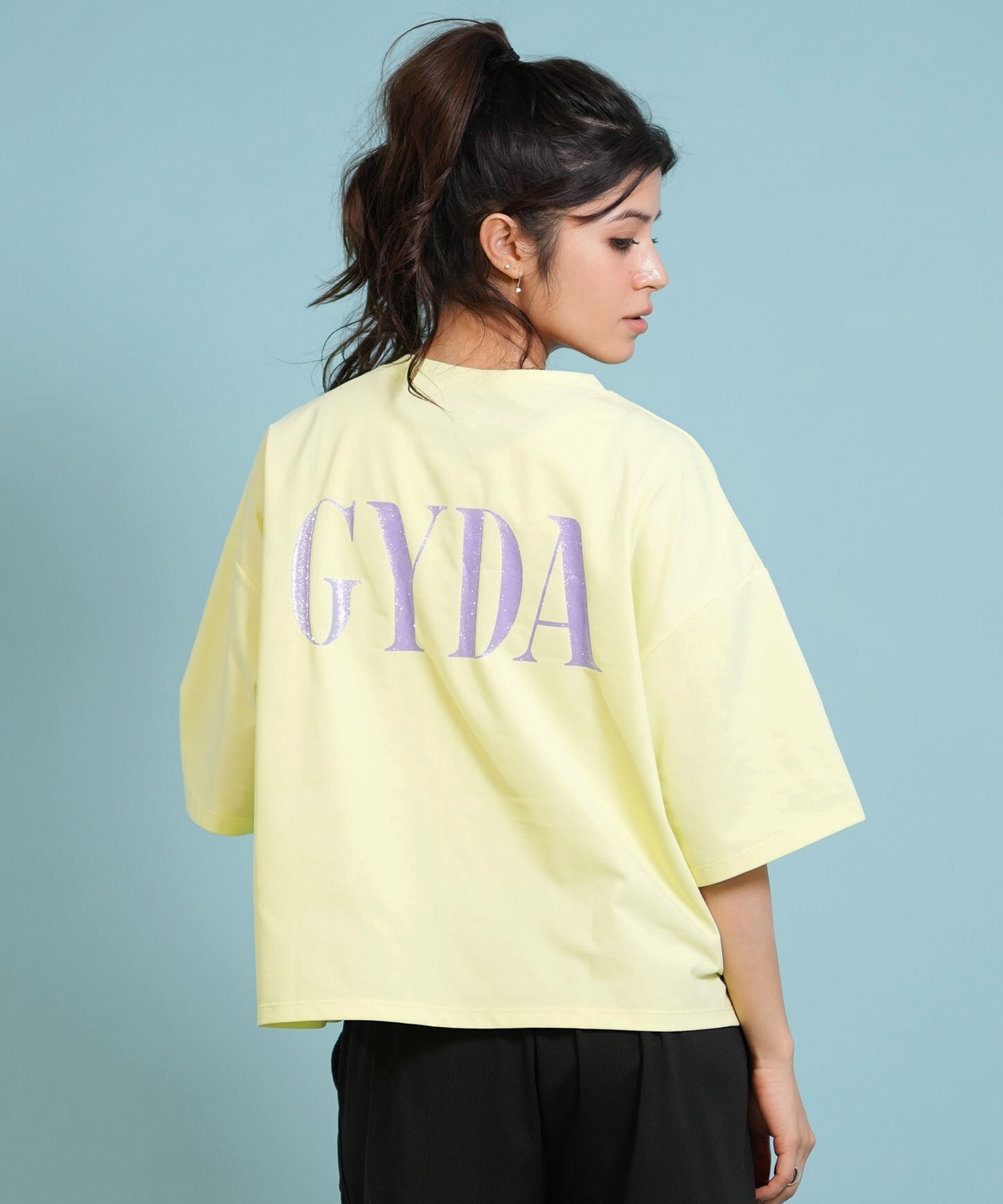 GYDA ジェイダ 水着 ラッシュガード 半袖 Tシャツ レディース ロゴ