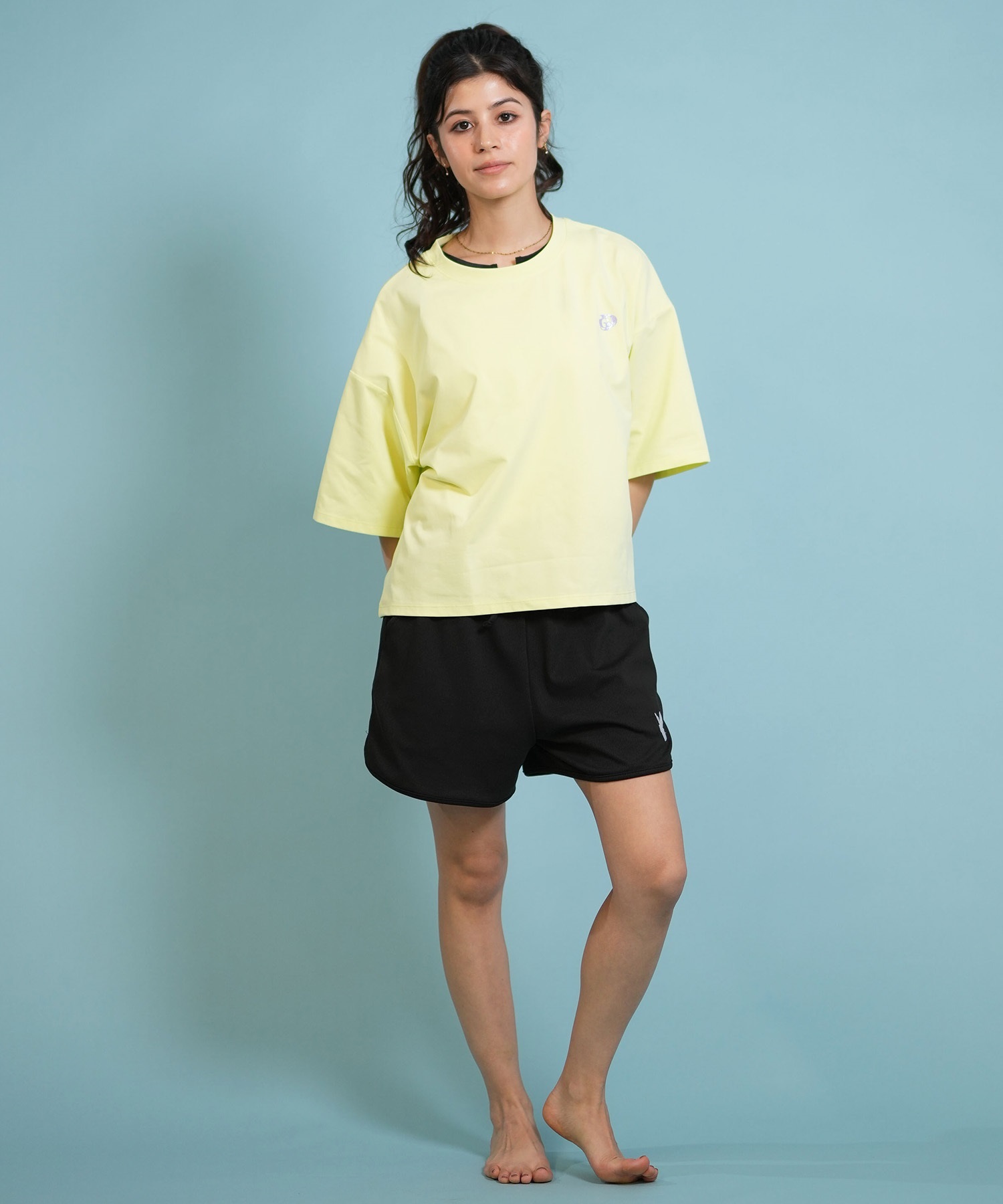 GYDA ジェイダ 水着 ラッシュガード 半袖 Tシャツ レディース ロゴ