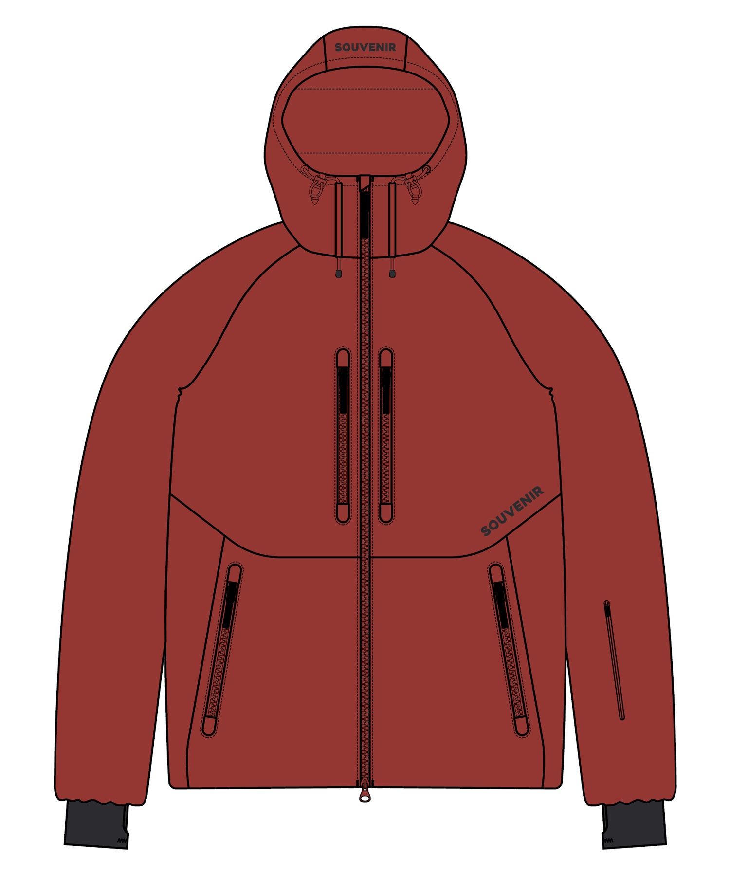 SOUVENIR スーベニア スノーボードパーカ SNOWBOARD PARKA