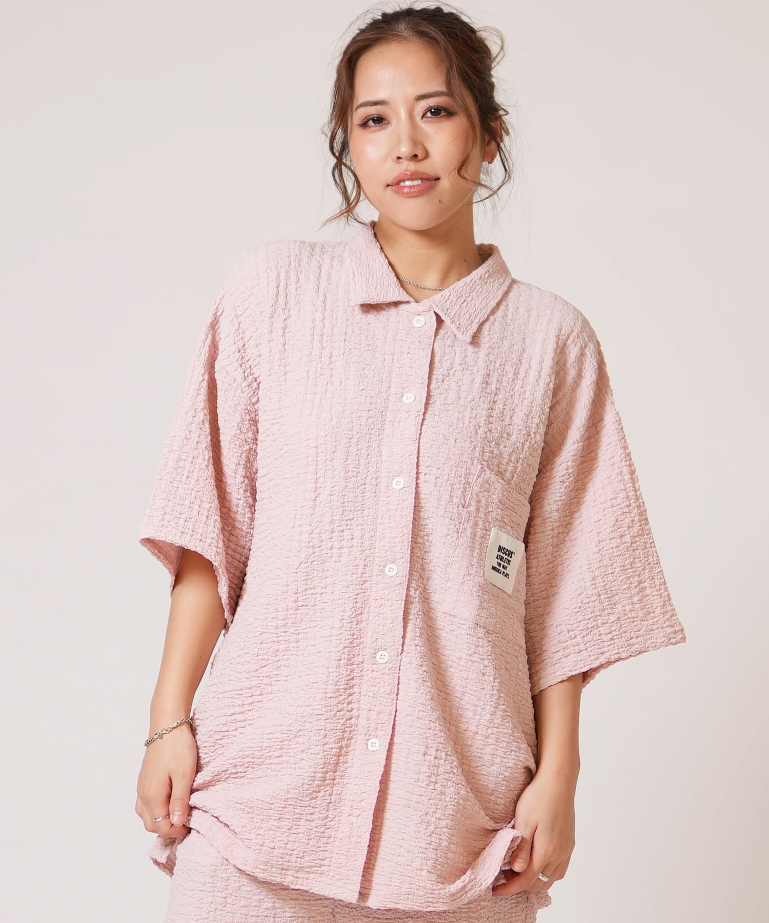 DISCUS ATHLETIC ディスカス アスレチック 半袖 シャツ レディース フクレジャガードシャツ 6287-9120(08PN-M)