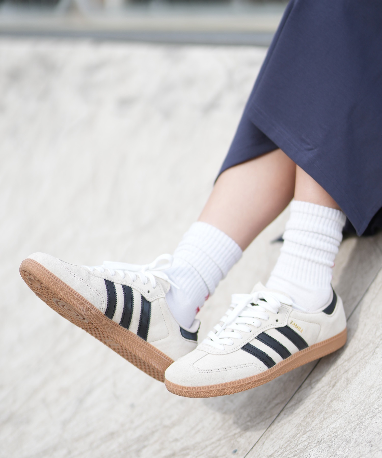 adidas skateboarding アディダス スケートボーディング スニーカー SAMBA ADV サンバ 421261957 JR7108(AMNBK-23.0cm)