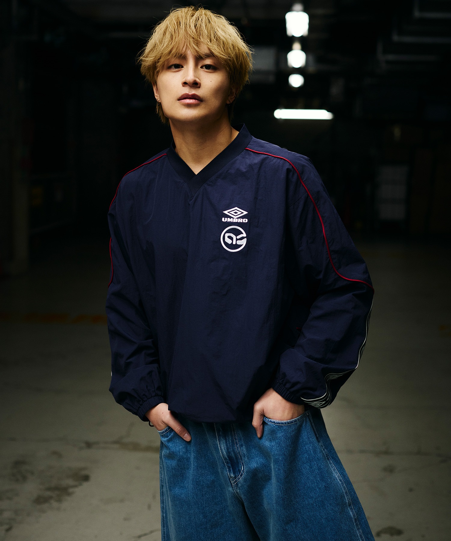 【予約商品 5月上旬より順次発送】UMBRO アンブロ × ALAN SHIRAHAMA ピステ UM26SSAL-TP02(BLACK-M)