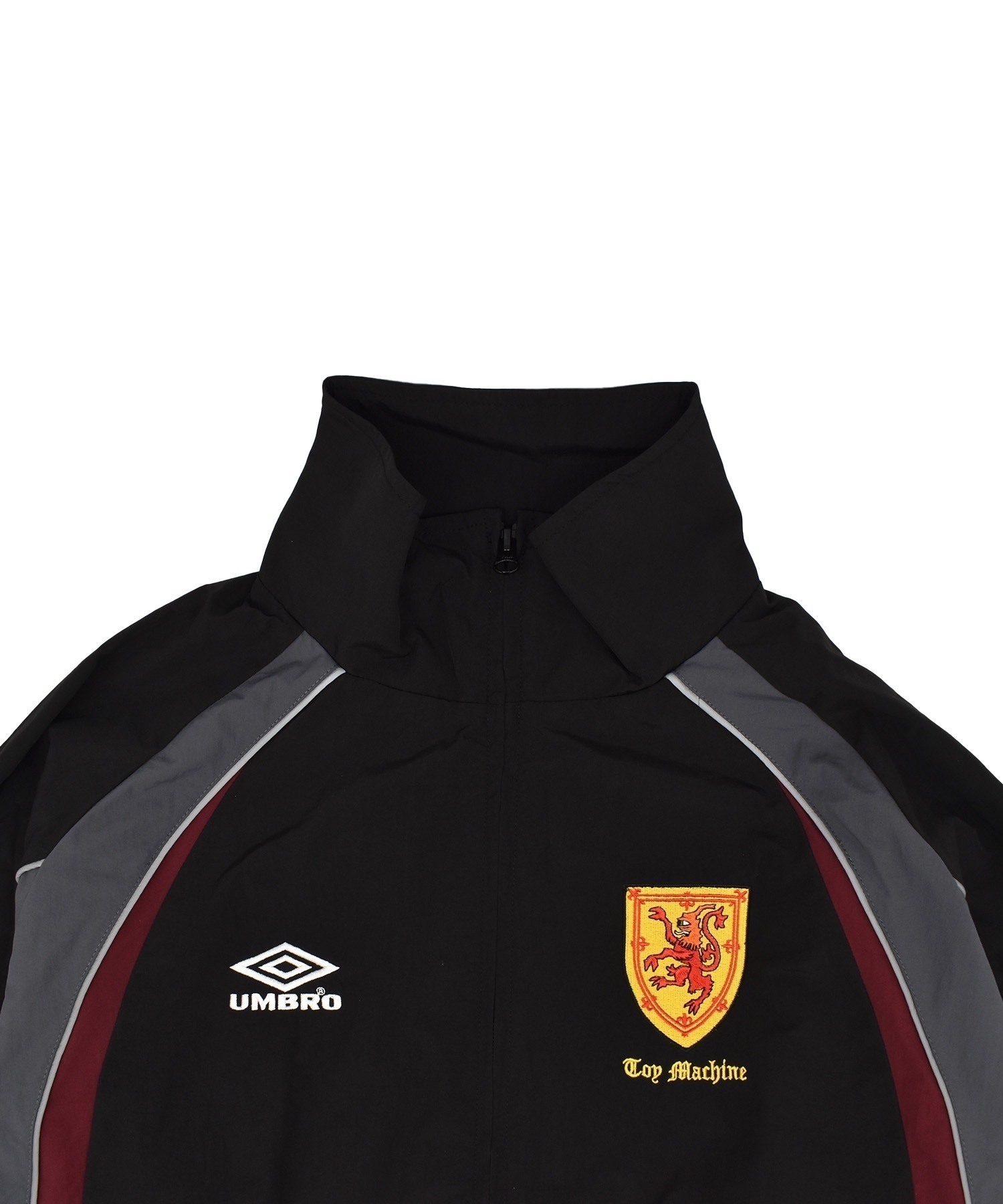 【予約販売】UMBRO アンブロ × TOY MACHINE トイマシーン コラボ トラックジャケット メンズ セットアップ対応 MD3726FWMSJK02 ムラサキスポーツ限定(BLACK-S)
