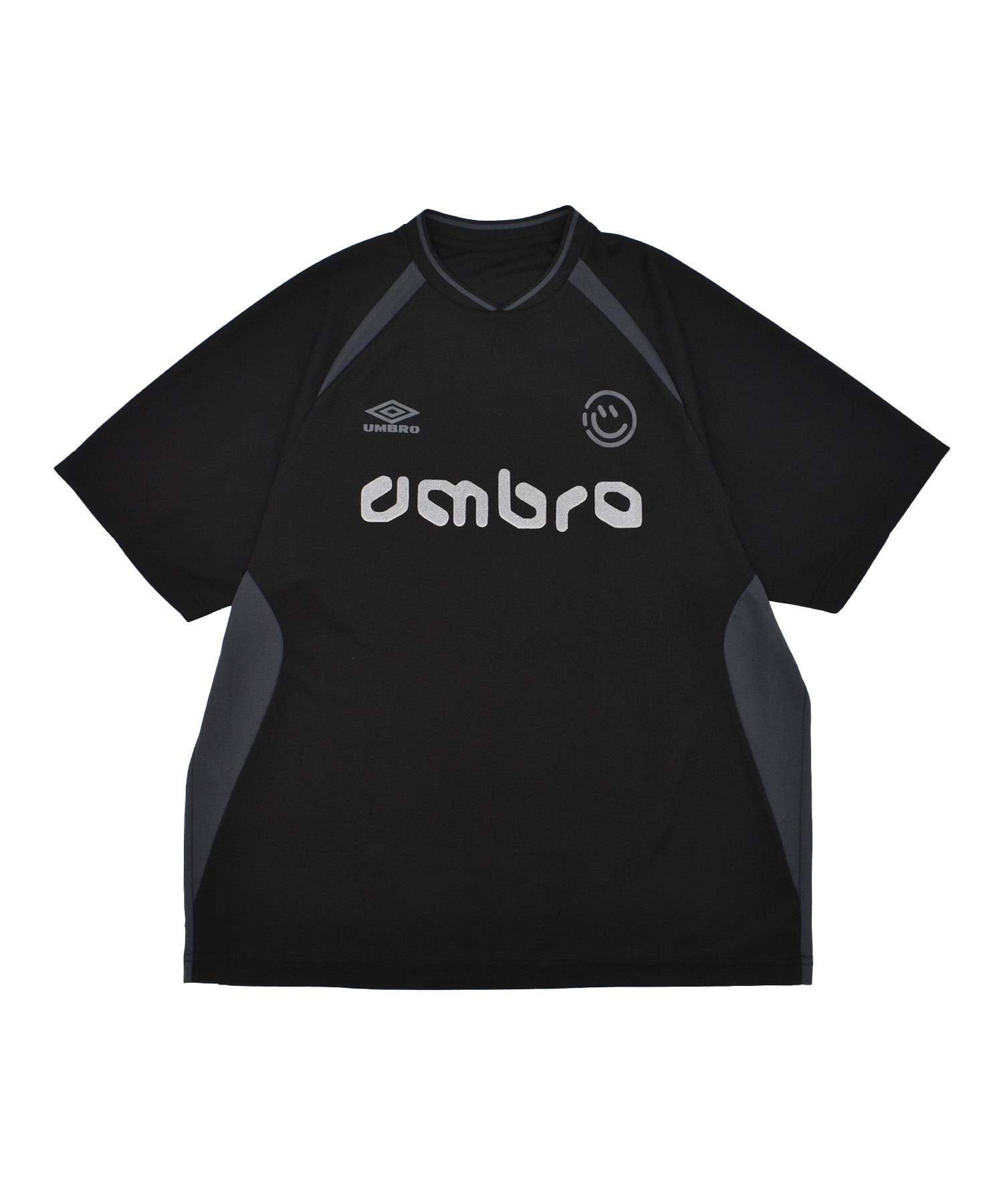 【予約商品 5月上旬より順次発送】UMBRO アンブロ × ALAN SHIRAHAMA ゲームシャツ 半袖 Tシャツ UM26SSAL-GS01(BLACK-M)