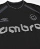 【予約商品 5月上旬より順次発送】UMBRO アンブロ × ALAN SHIRAHAMA ゲームシャツ 半袖 Tシャツ UM26SSAL-GS01(BLACK-M)