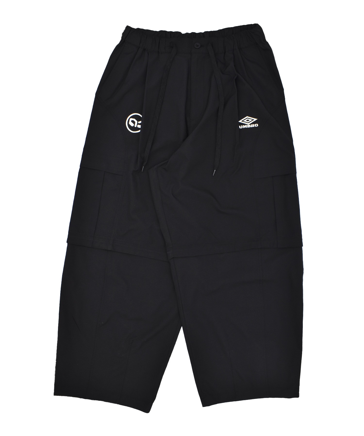 【予約商品 5月上旬より順次発送】UMBRO アンブロ × ALAN SHIRAHAMA デタッチャブル カーゴパンツ UM26SSAL-PT02(BLACK-M)