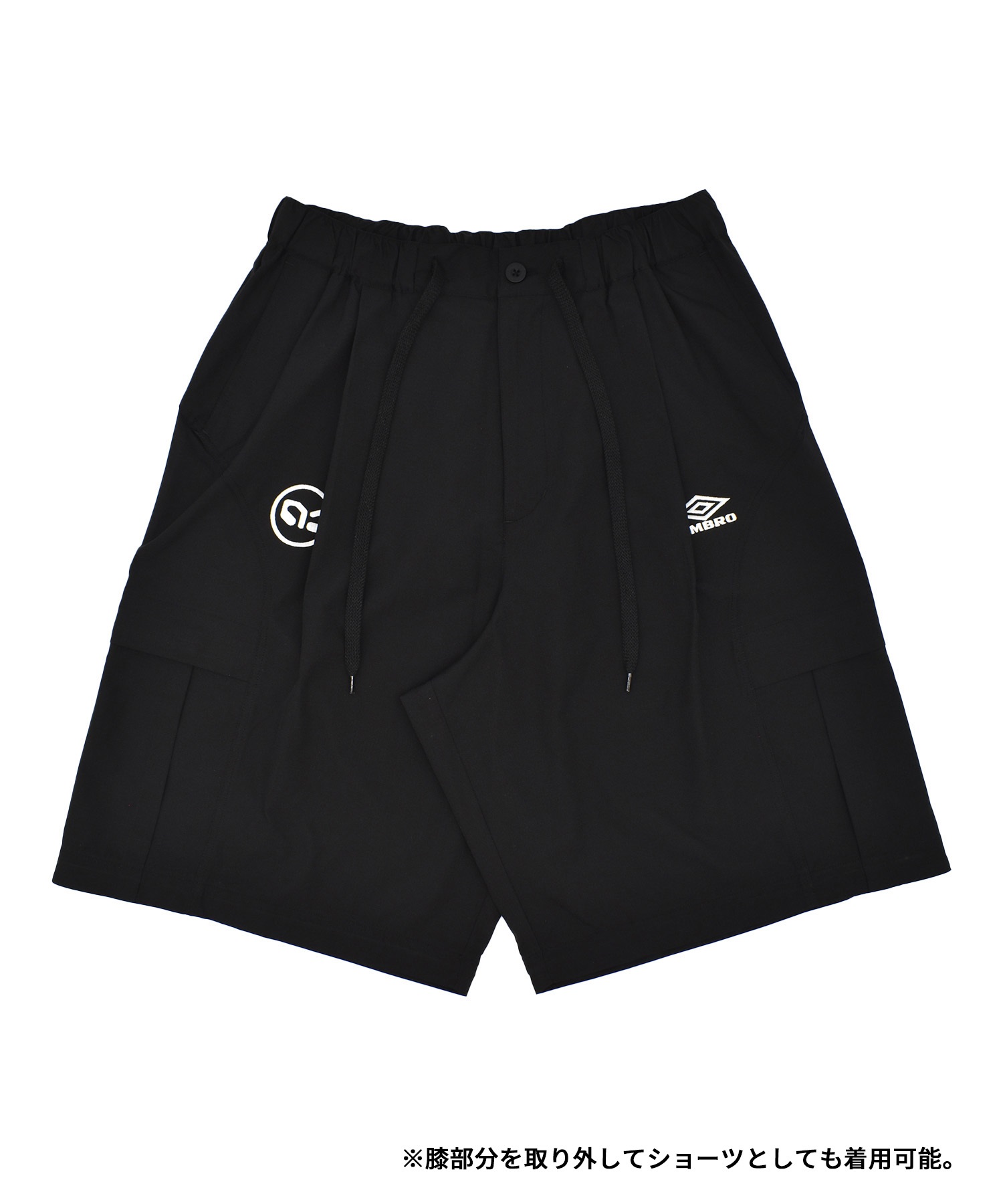 【予約商品 5月上旬より順次発送】UMBRO アンブロ × ALAN SHIRAHAMA デタッチャブル カーゴパンツ UM26SSAL-PT02(BLACK-M)