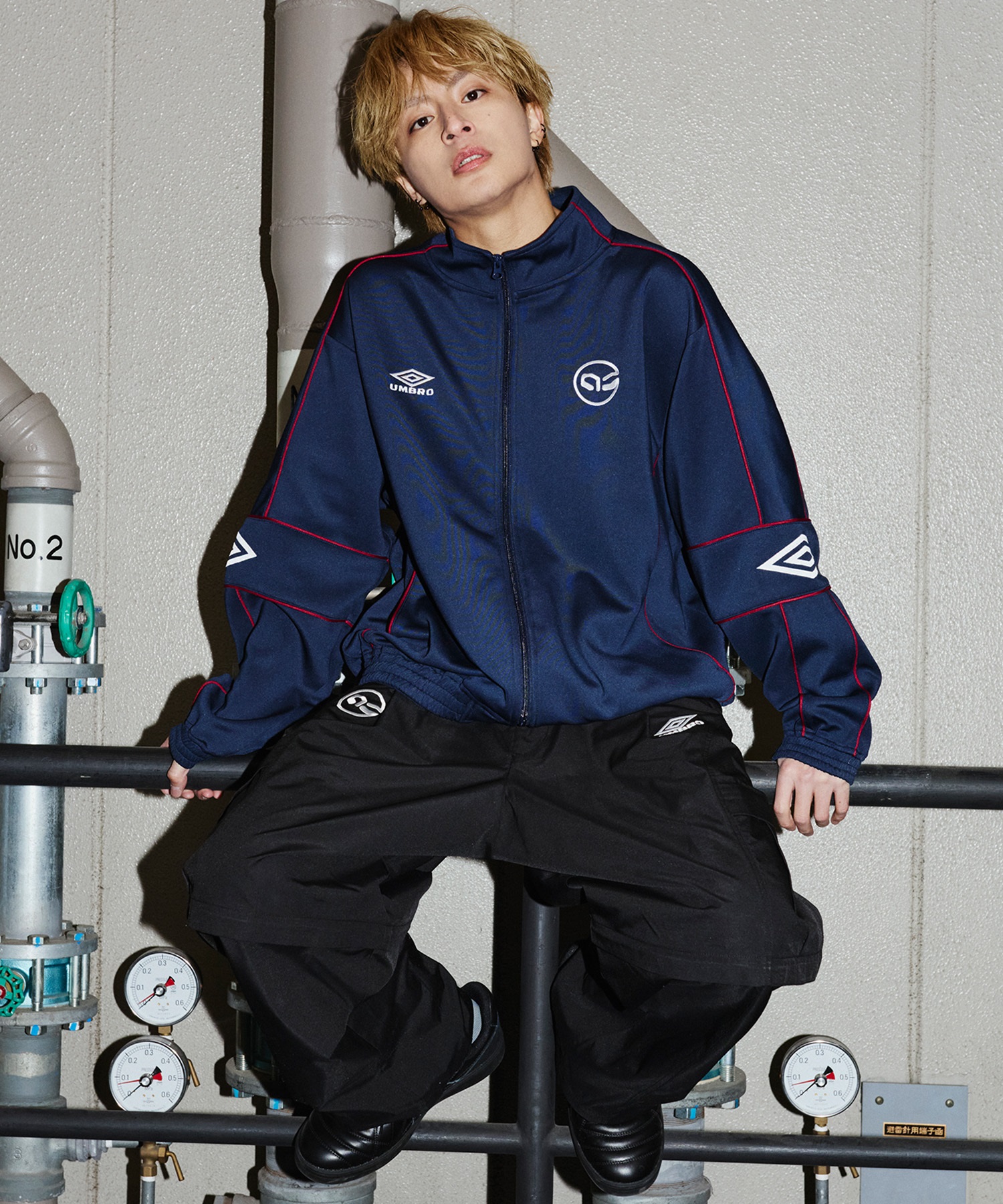 【予約商品 5月上旬より順次発送】UMBRO アンブロ × ALAN SHIRAHAMA デタッチャブル カーゴパンツ UM26SSAL-PT02(BLACK-M)