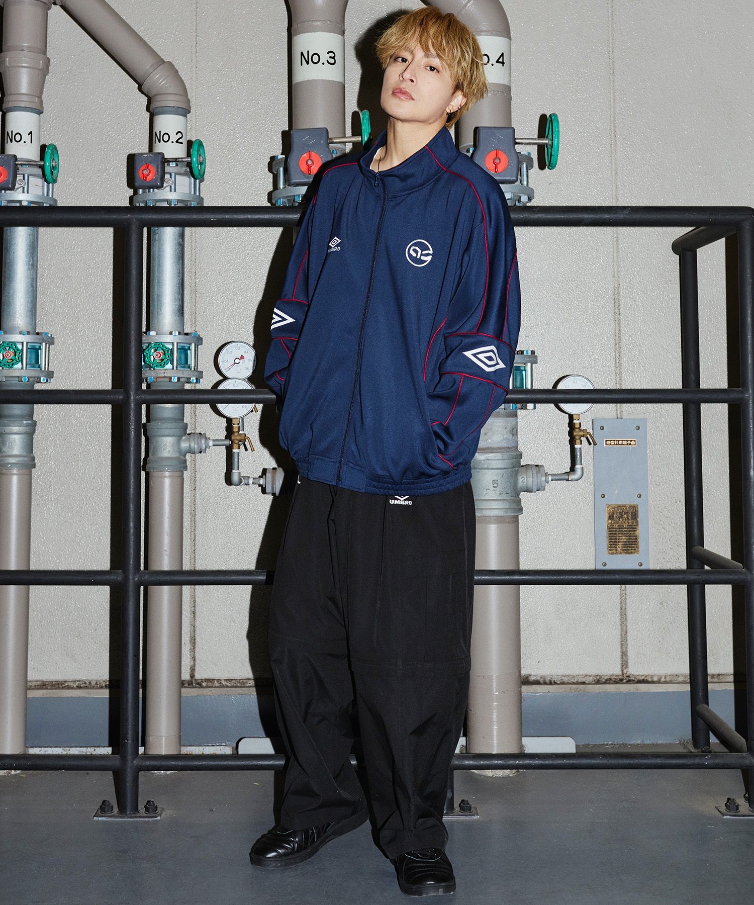 【予約商品 5月上旬より順次発送】UMBRO アンブロ × ALAN SHIRAHAMA デタッチャブル カーゴパンツ UM26SSAL-PT02(BLACK-M)