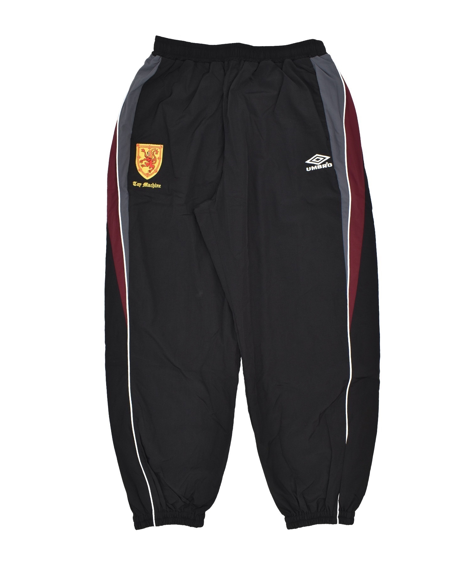【予約販売】UMBRO アンブロ × TOY MACHINE トイマシーン コラボ トラックパンツ メンズ セットアップ対応 MD3726FWMSPT02 ムラサキスポーツ限定(BLACK-S)