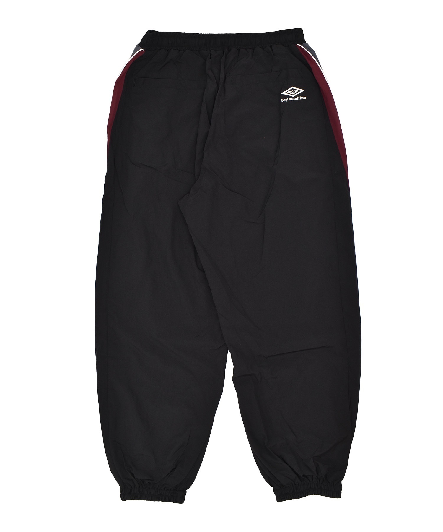 【予約販売】UMBRO アンブロ × TOY MACHINE トイマシーン コラボ トラックパンツ メンズ セットアップ対応 MD3726FWMSPT02 ムラサキスポーツ限定(BLACK-S)