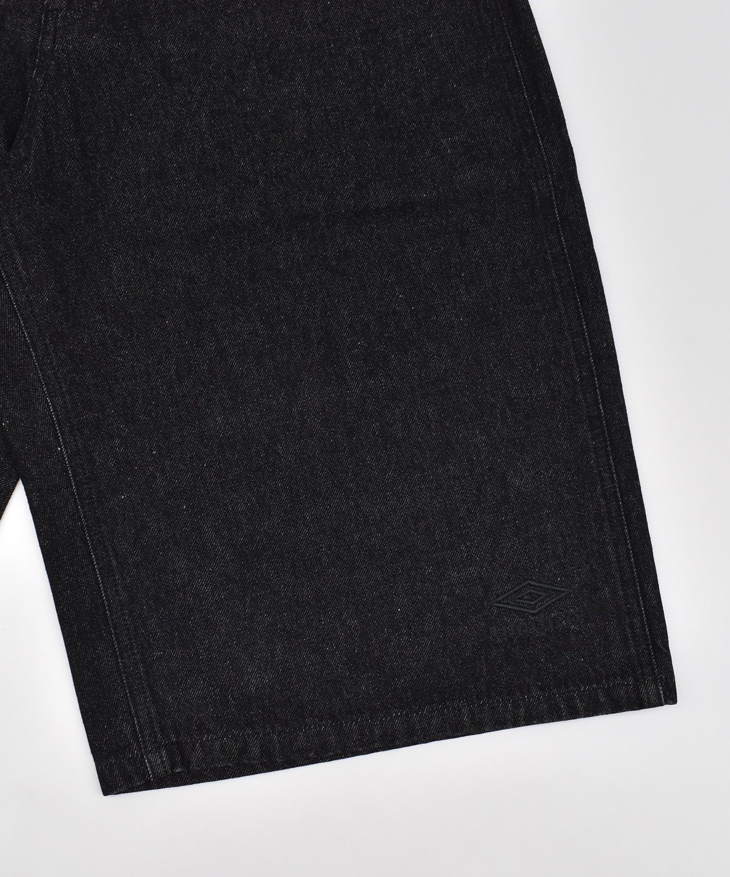 【予約商品 5月上旬より順次発送】UMBRO アンブロ × ALAN SHIRAHAMA デニムショーツ UM26SSAL-PT03(BLACK-M)