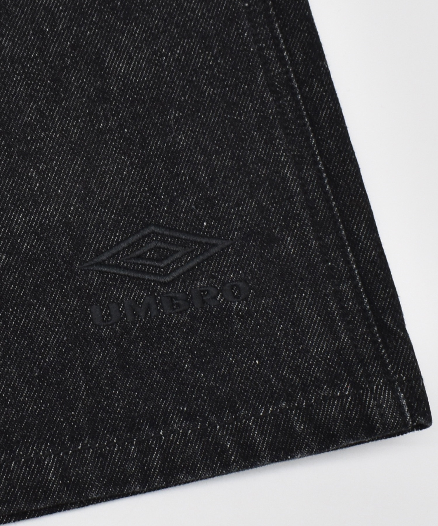 【予約商品 5月上旬より順次発送】UMBRO アンブロ × ALAN SHIRAHAMA デニムショーツ UM26SSAL-PT03(BLACK-M)
