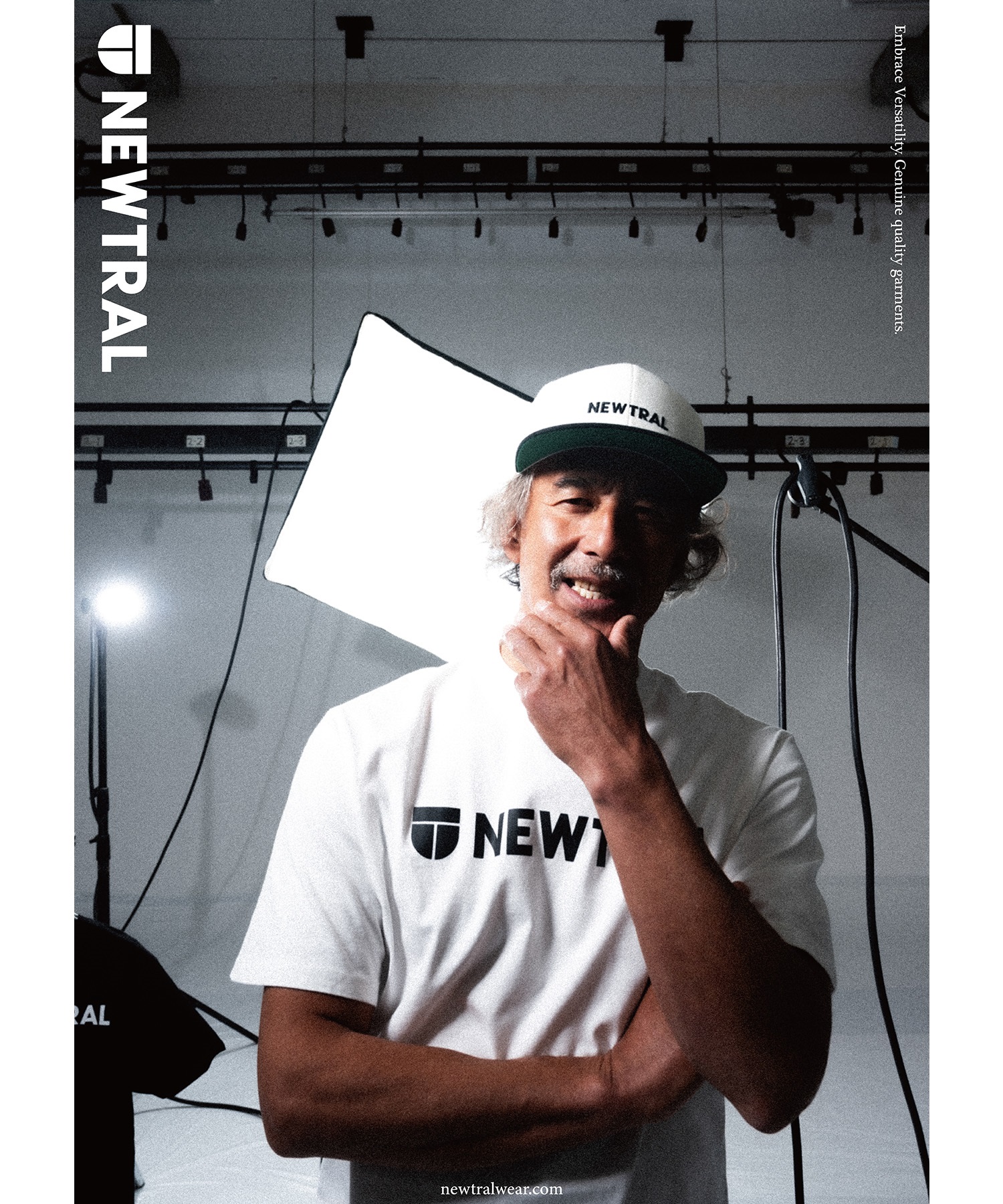 NEWTRAL ニュートラル 半袖 Tシャツ メンズ ロゴ NT2253034 ショート