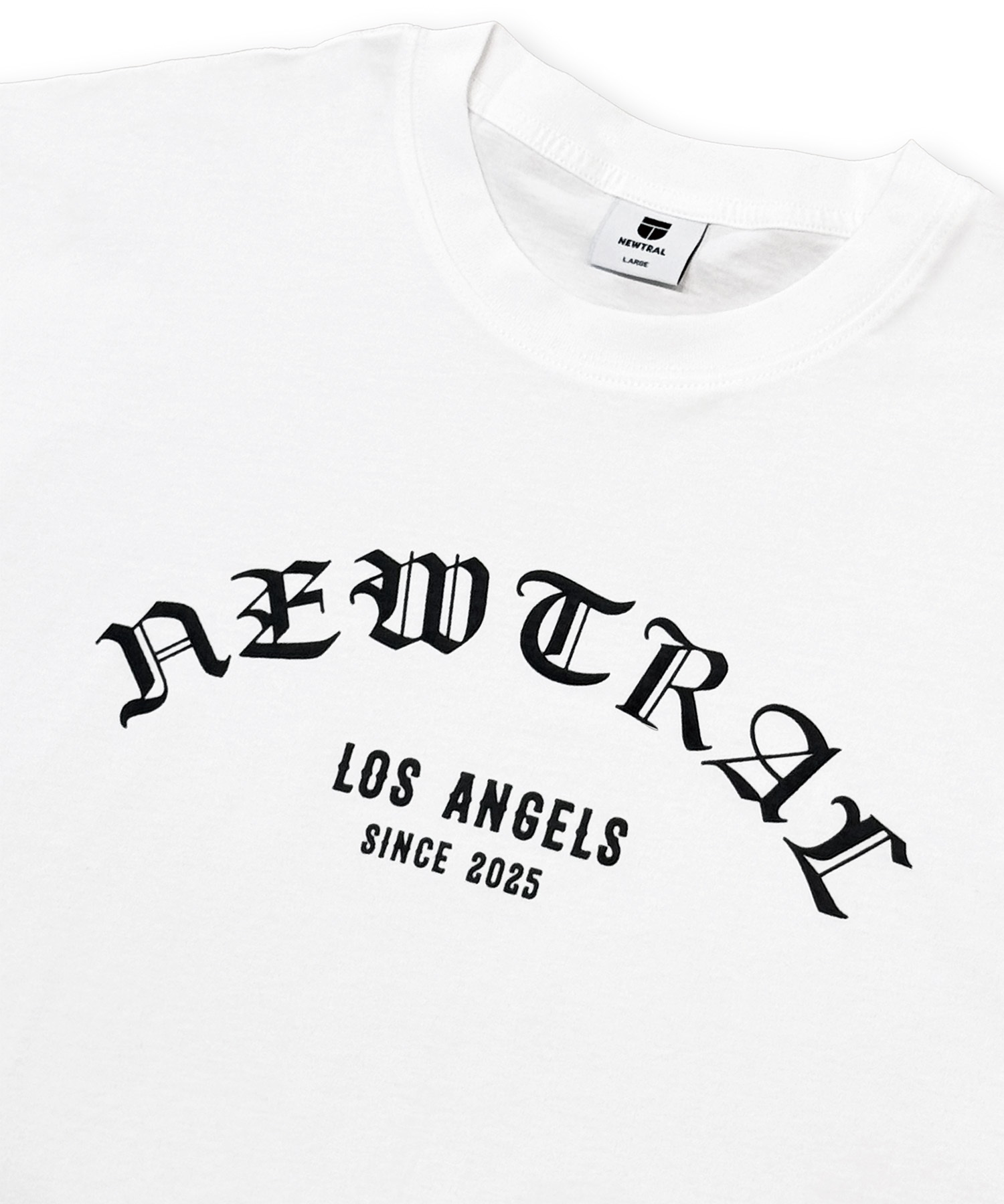 NEWTRAL ニュートラル 半袖 Tシャツ メンズ ロゴ オールド
