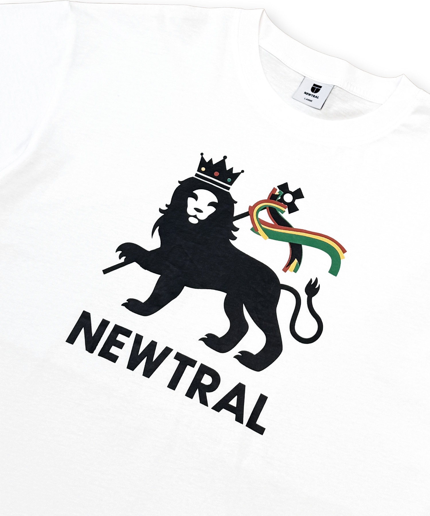 NEWTRAL ニュートラル 半袖 Tシャツ メンズ ロゴ Jah Lion NT2262015