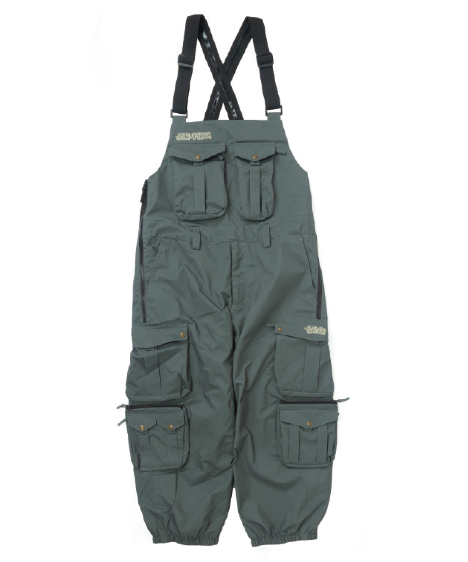 NOMADIK DAYZE コラボ スノーボード ビブパンツ Lサイズ クリーム ノマディック NOMADIK BIB PANTS メンズ スノーウェア ビブパンツ