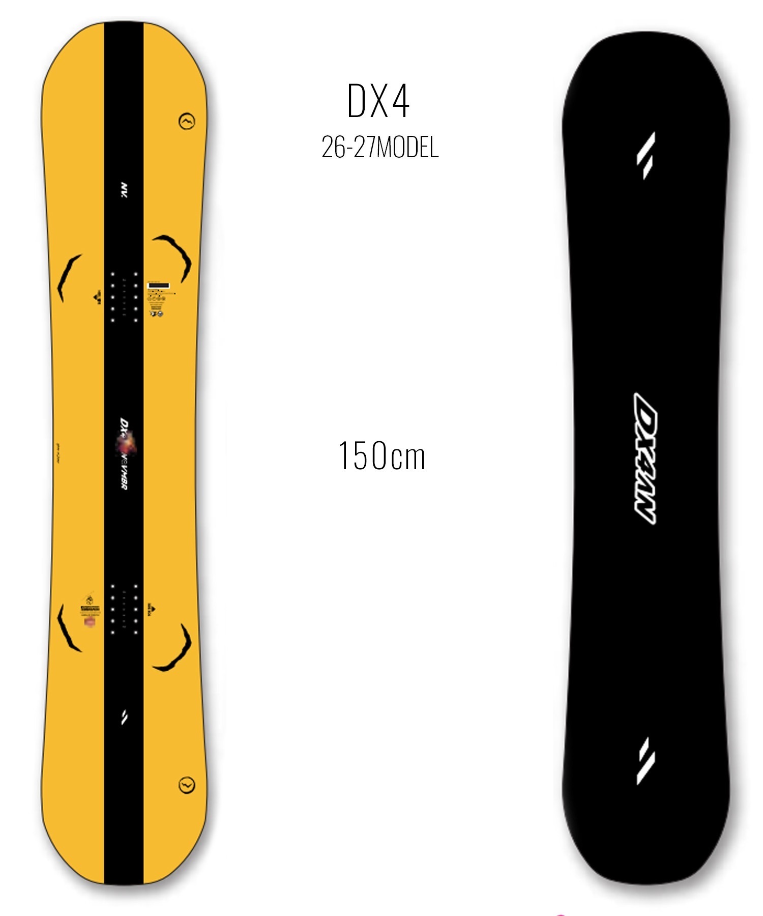 NOVEMBER ノーベンバー ディーエックスフォー DX4 スノーボード 板 26