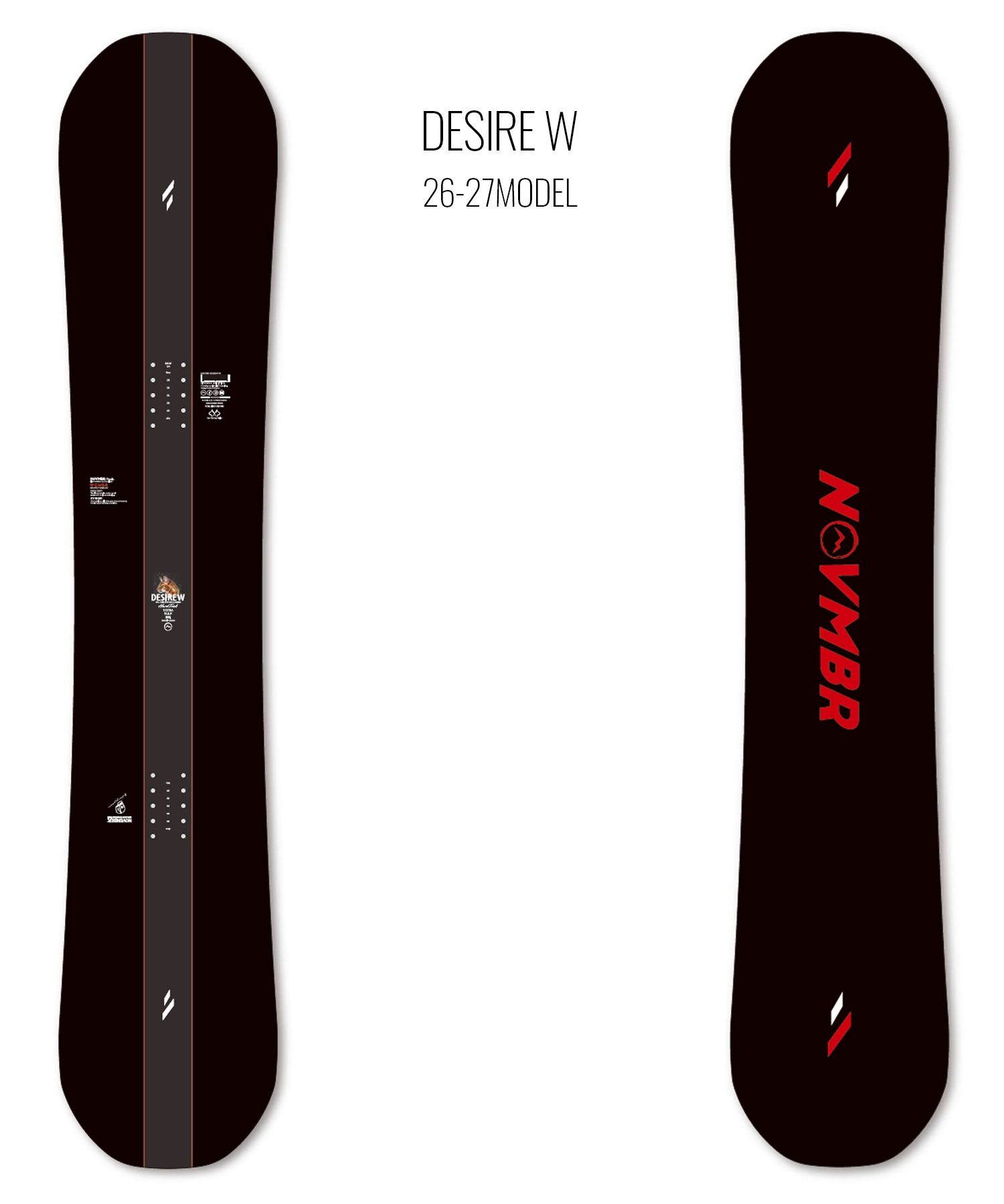 NOVEMBER ノーベンバー デザイア ダブル DESIRE W スノーボード 板