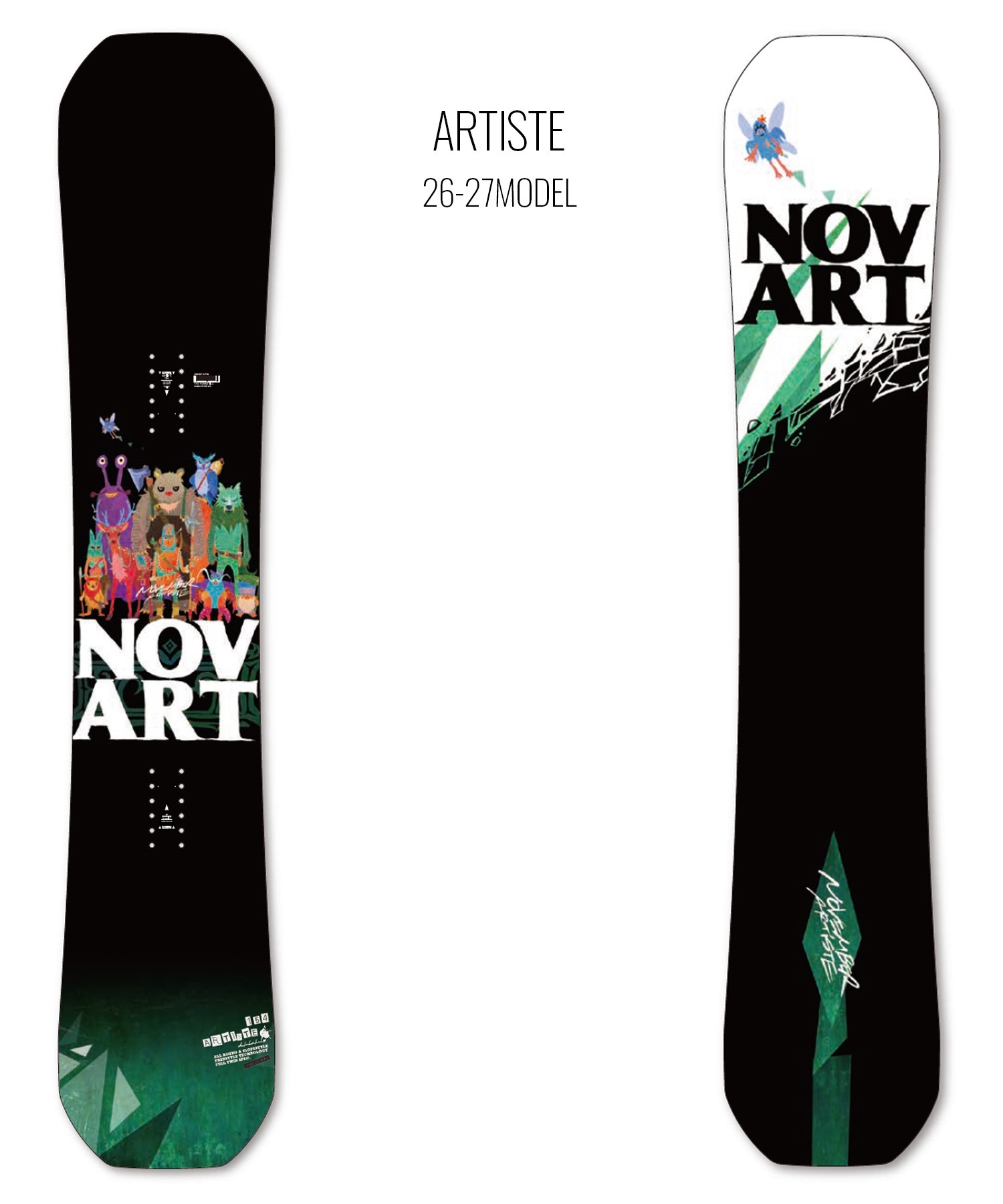 NOVEMBER ARTISTE スノーボード レディース138cm NOVEMBER ノーベンバー アーティスト ARTISTE スノーボード 板 パーク