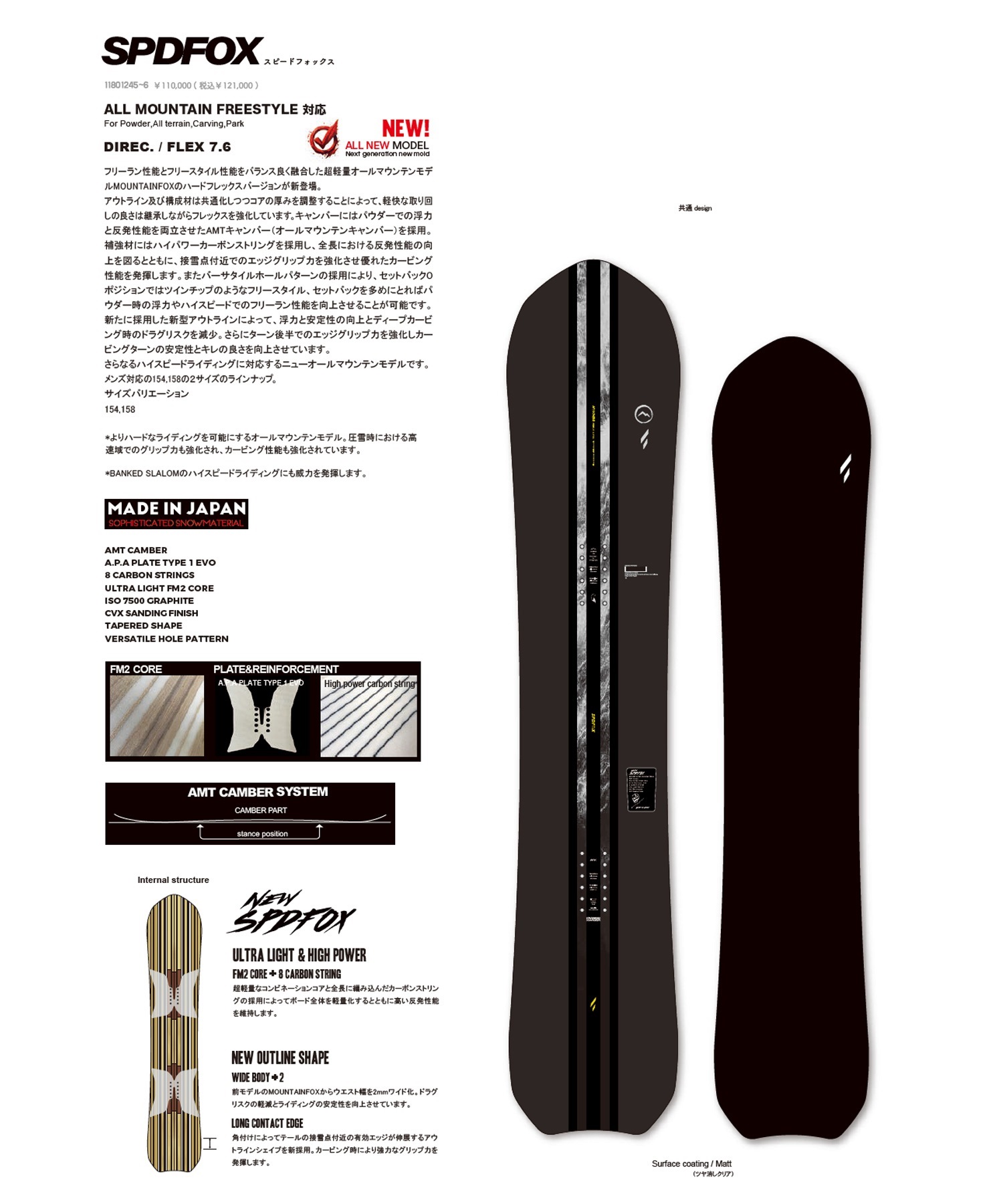 NOVEMBER ノーベンバー スピードフォックス SPDFOX スノーボード 板