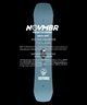 NOVEMBER ノーベンバー ケーディー KD スノーボード 板 パーク ハーフパイプ キッズ ユース ジュニア 26-27 早期購入(ONECOLOR-105cm)