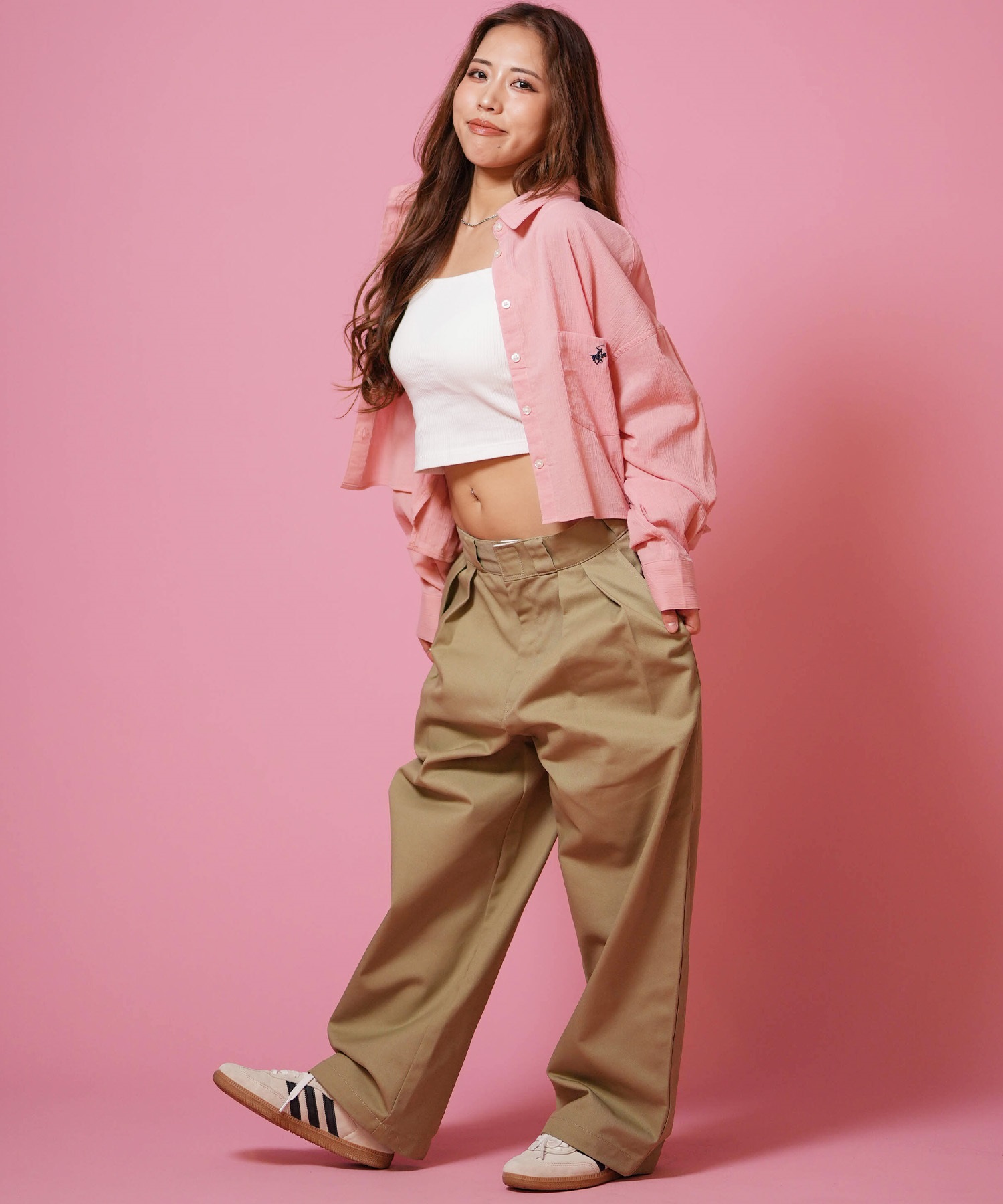 BEVERY HILLS P.C ビバリーヒルズポロクラブ 長袖 シャツ レディース