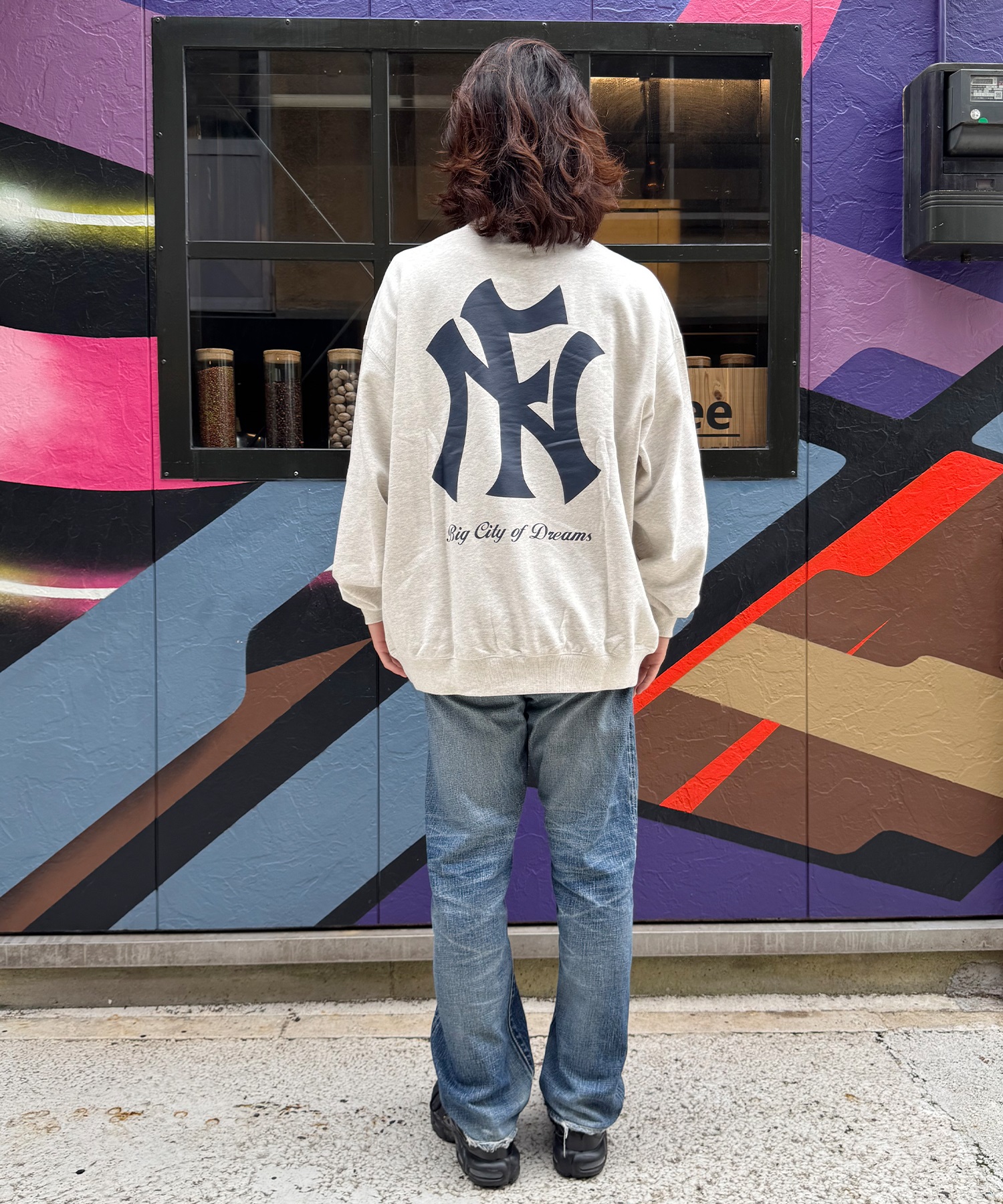 FORGET NEVER フォーゲットネバー トレーナー スウェット メンズ 264OO1TR329FN(GRY-M)